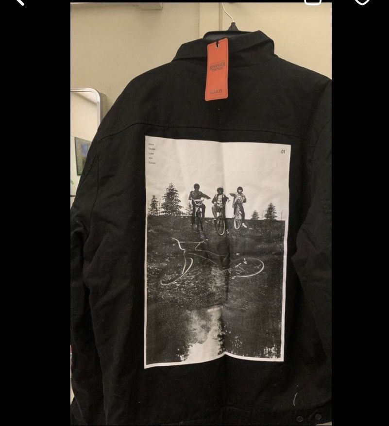 Forever 21 Stranger Things jacket XL slim fit Grailed