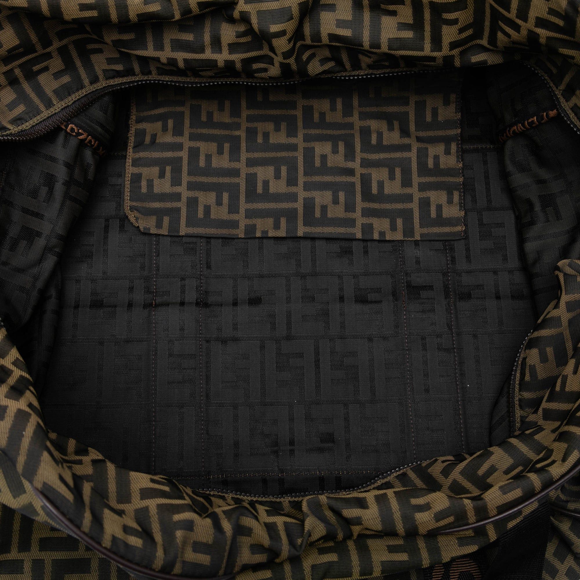 Fendi Zucca Canvas Roma 1925 Travel Bag Size ONE SIZE - 4 Thumbnail