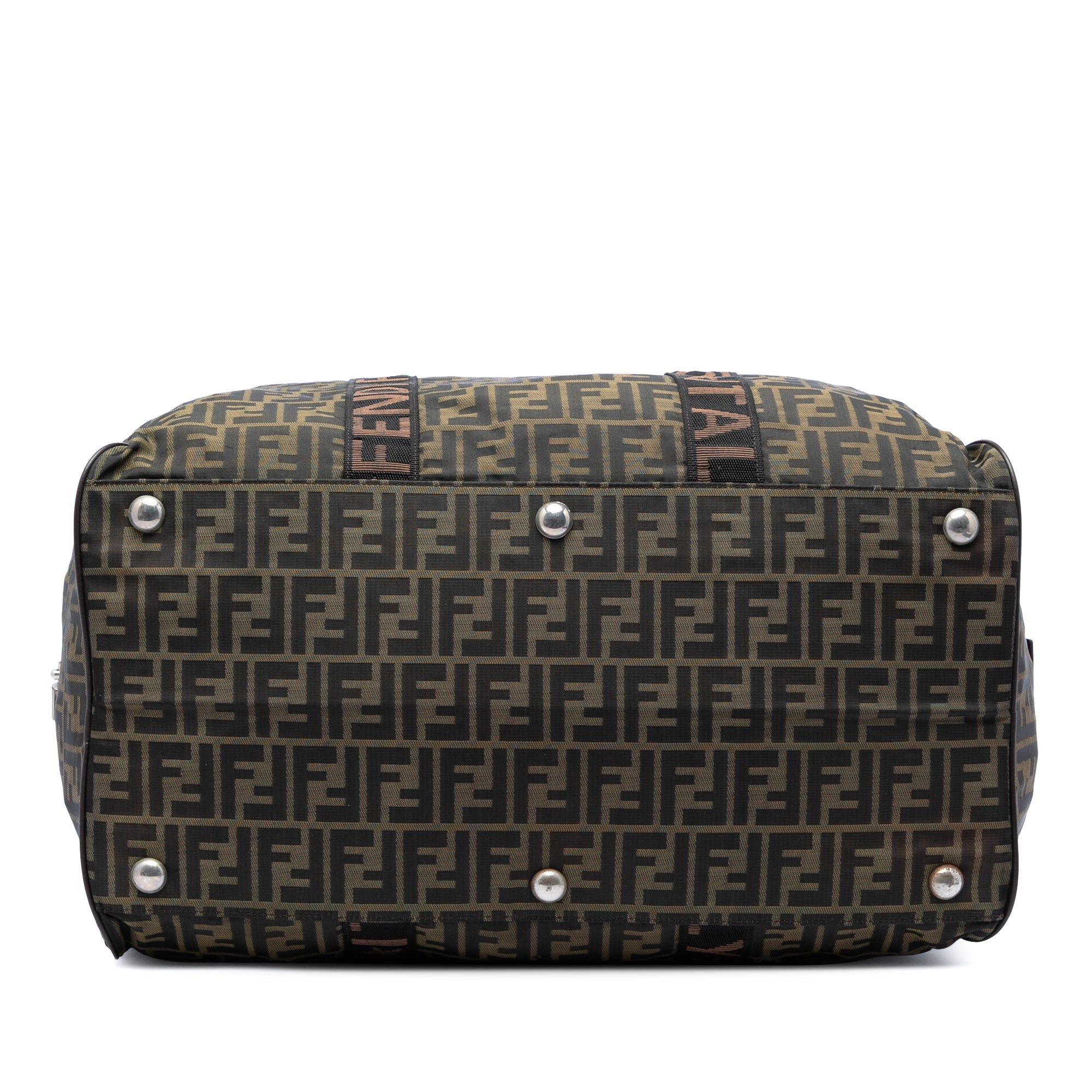 Fendi Zucca Canvas Roma 1925 Travel Bag Size ONE SIZE - 3 Thumbnail