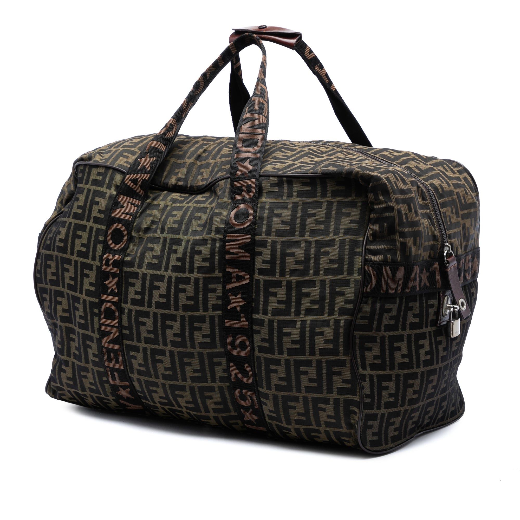 Fendi Zucca Canvas Roma 1925 Travel Bag Size ONE SIZE - 2 Thumbnail