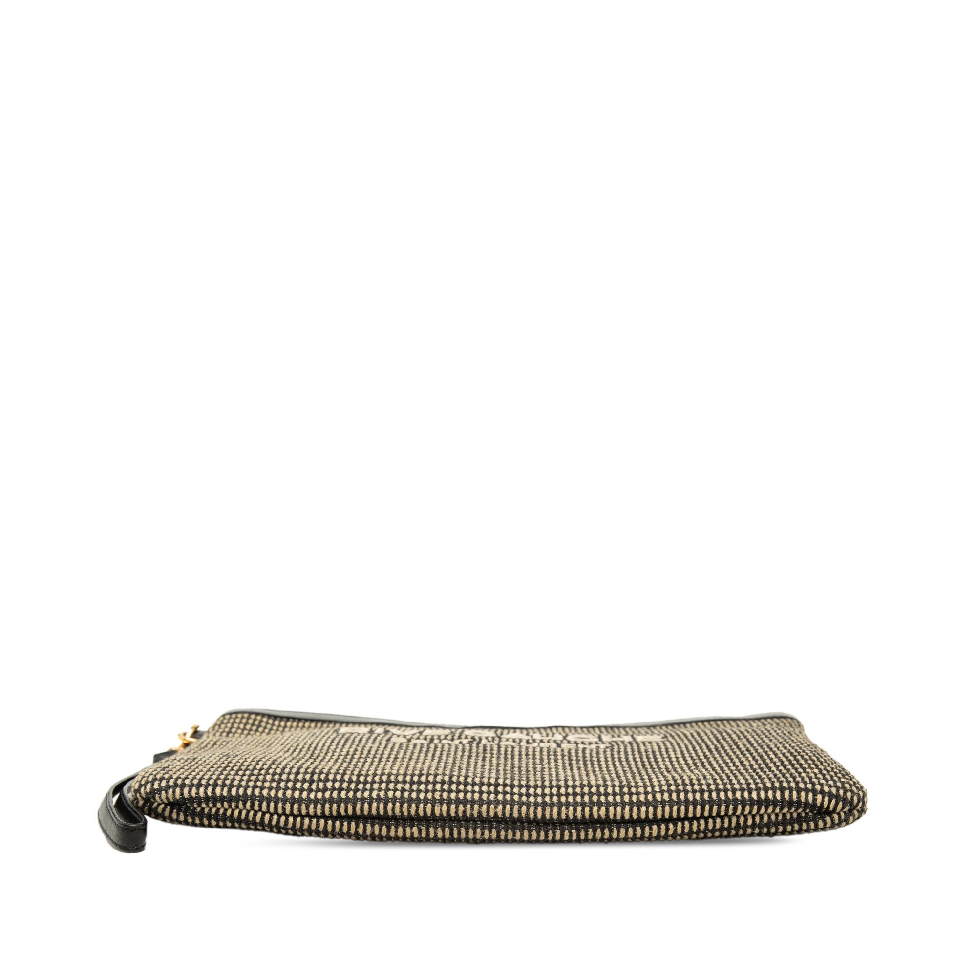 Saint Laurent Paris Raffia Rive Gauche Clutch Size ONE SIZE - 3 Thumbnail