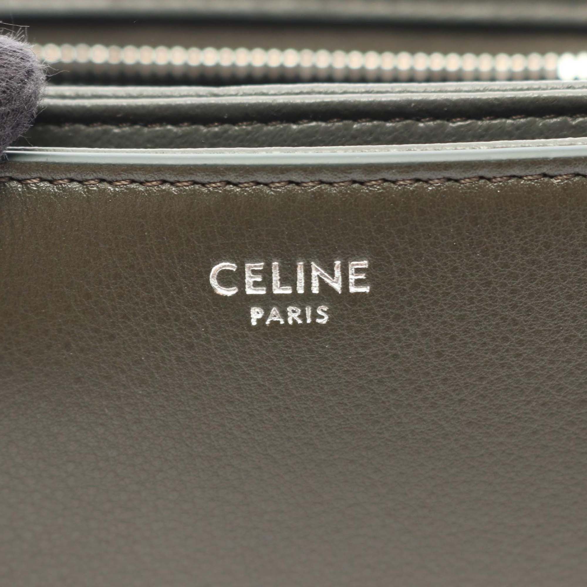 Celine Shiny Calfskin Besace Clea Satchel Size ONE SIZE - 4 Thumbnail