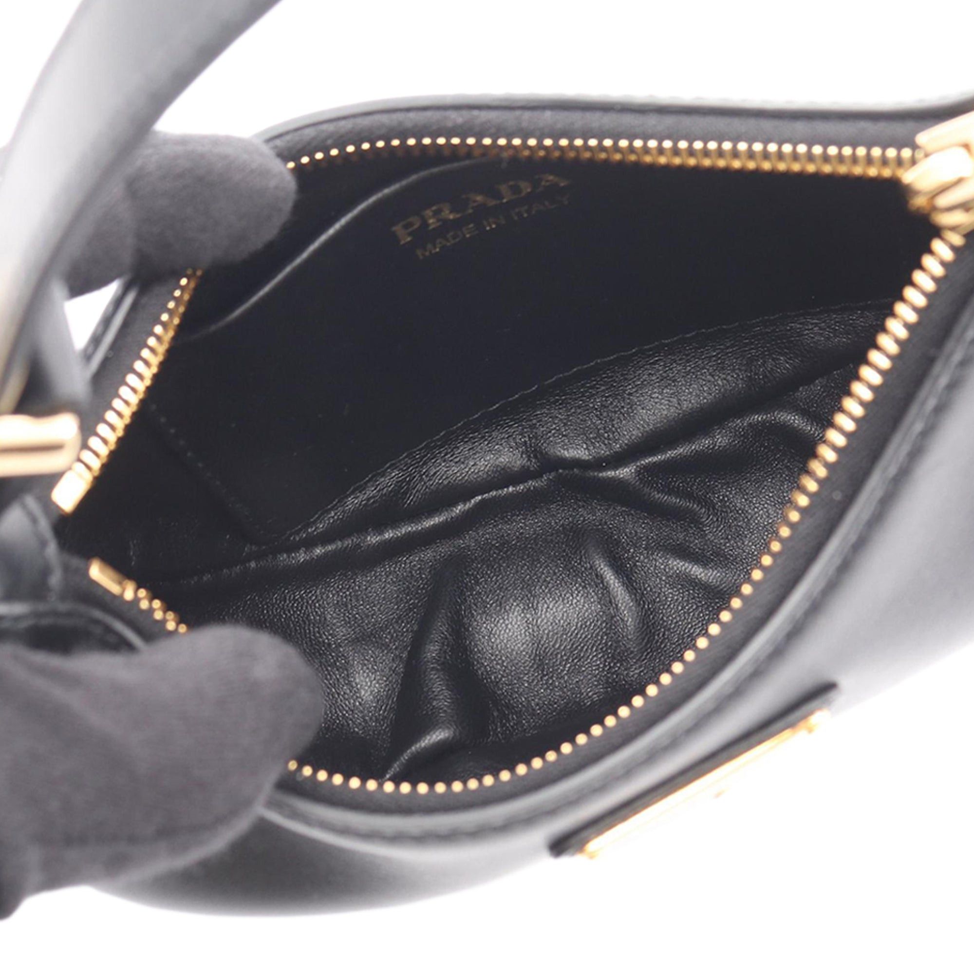 Prada Smal Soft Calf Arque Shoulder Bag Size ONE SIZE - 3 Thumbnail