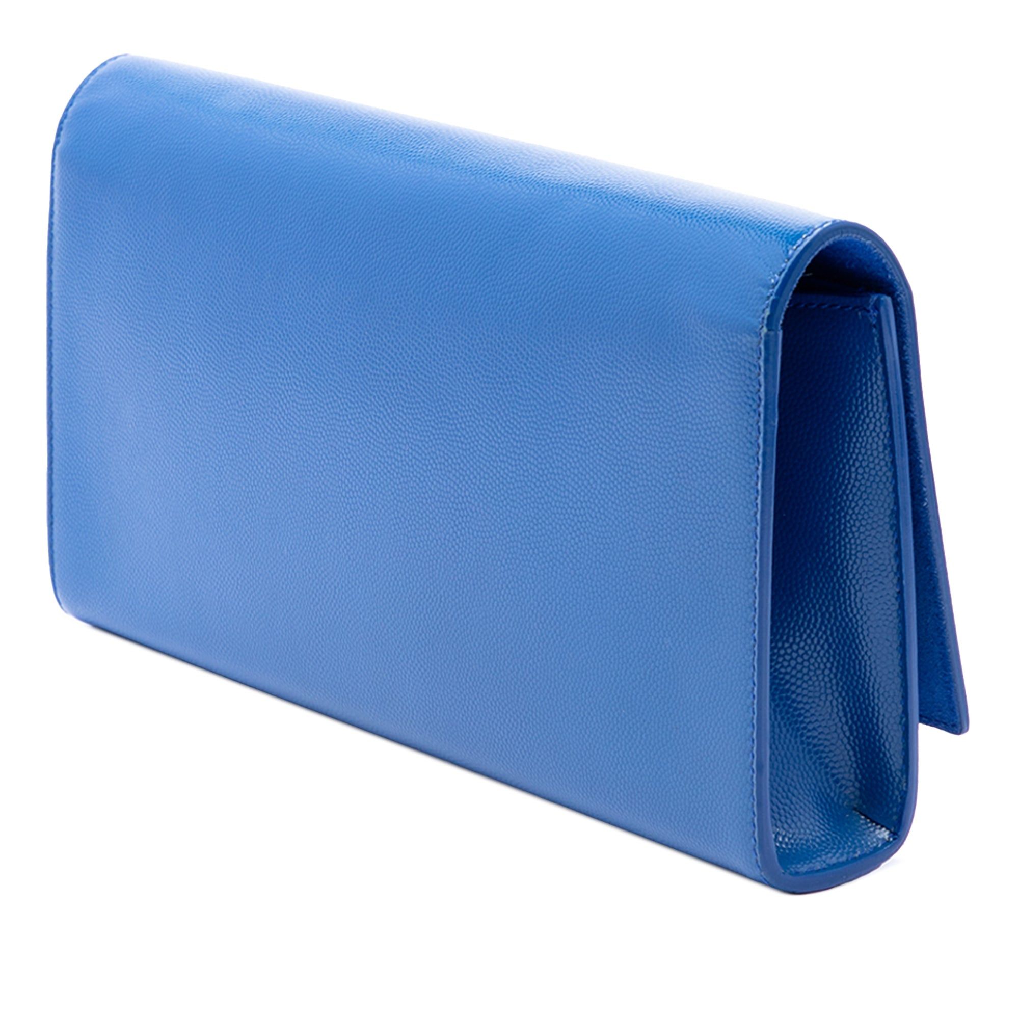 Saint Laurent Paris Grain De Poudre Monogram Cassandre Clutch Size ONE SIZE - 2 Thumbnail