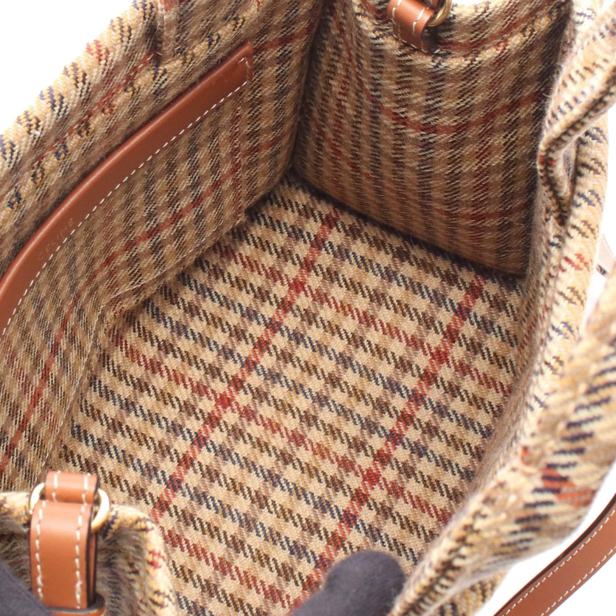 Celine Tweed Triomphe Cabas Thais Tote Size ONE SIZE - 3 Thumbnail