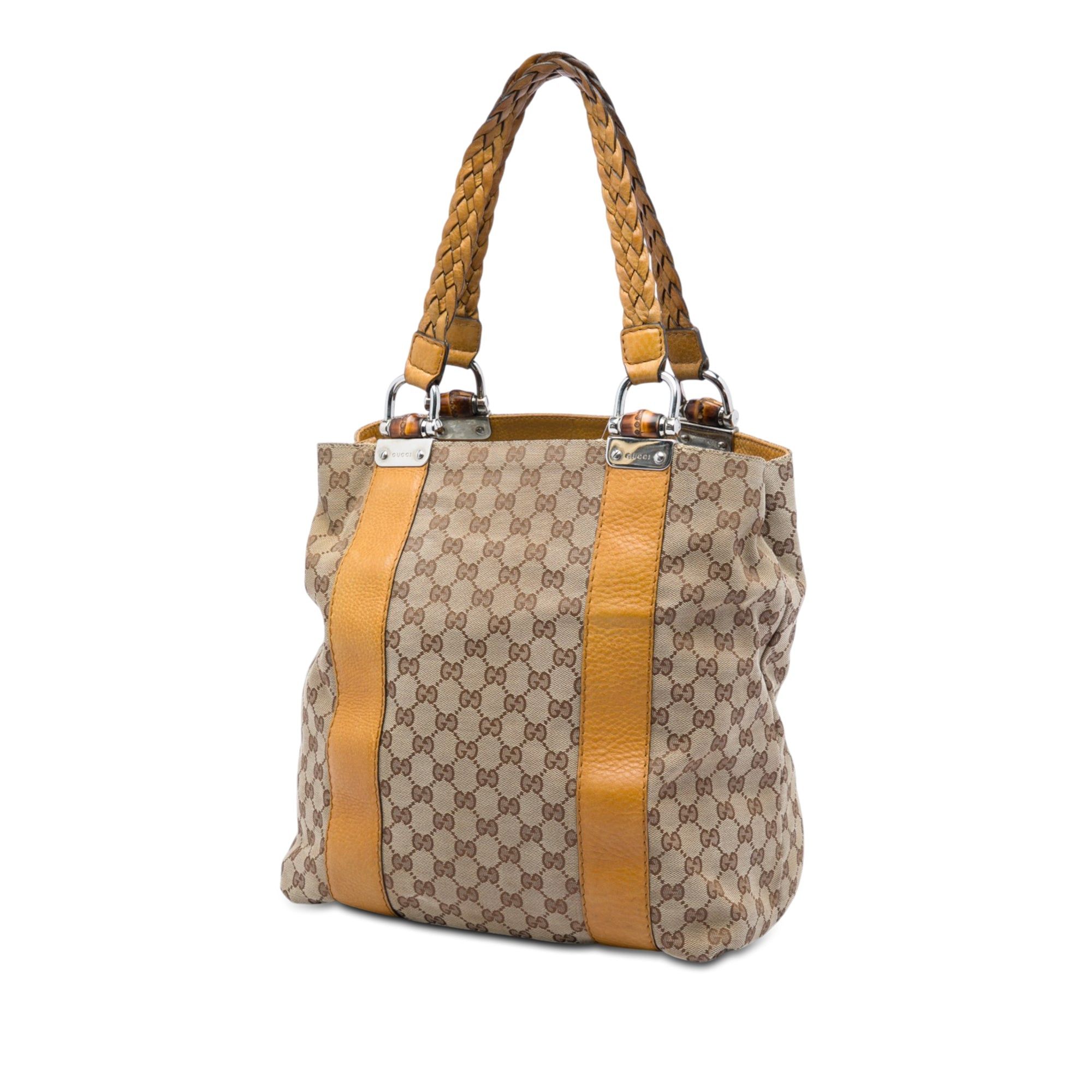 Gucci GG Canvas Bamboo Libeccio Tote Size ONE SIZE - 2 Thumbnail