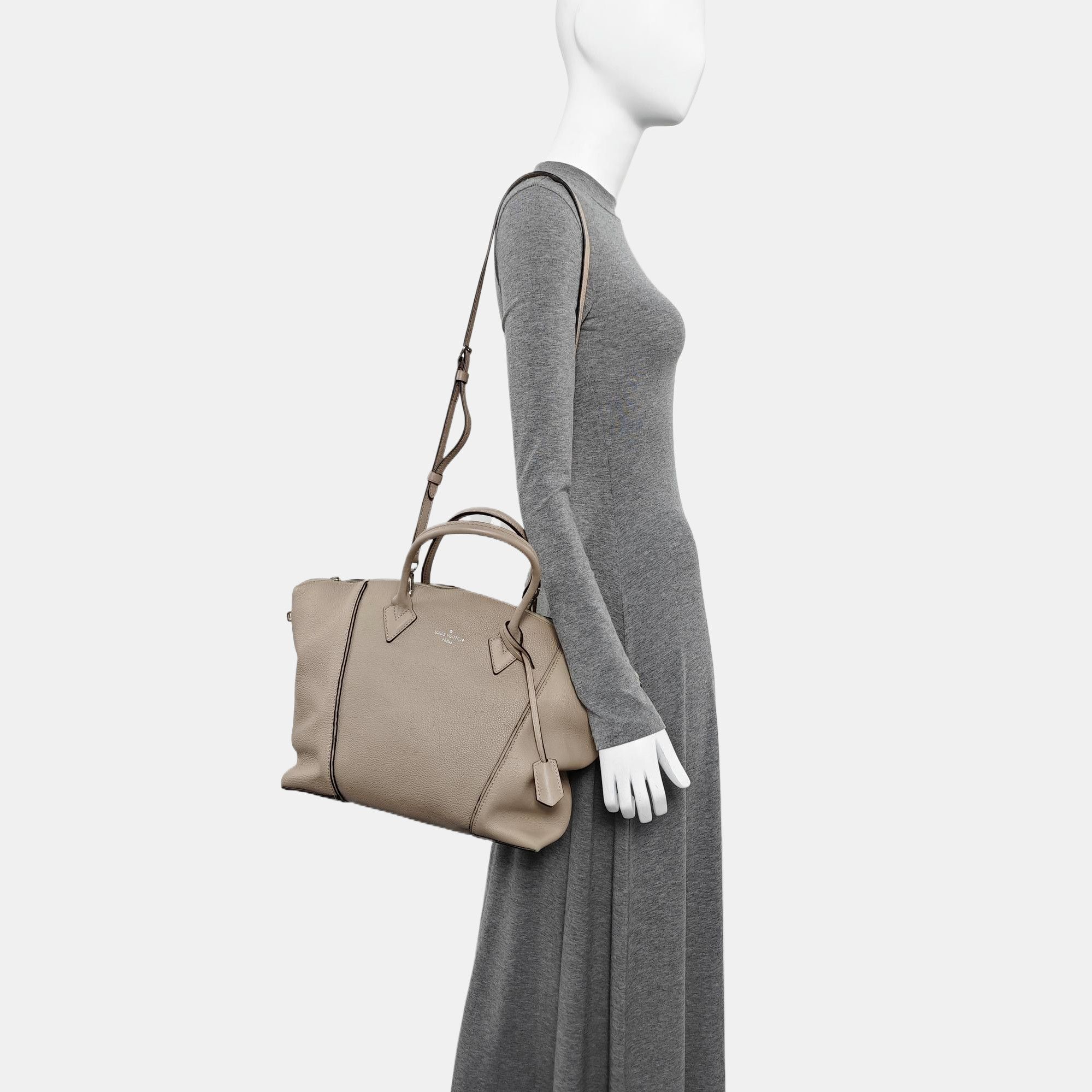 Louis Vuitton Louis Vuitton Lockit Elephant Gray Leather Tote Bag Size ONE SIZE - 2 Thumbnail