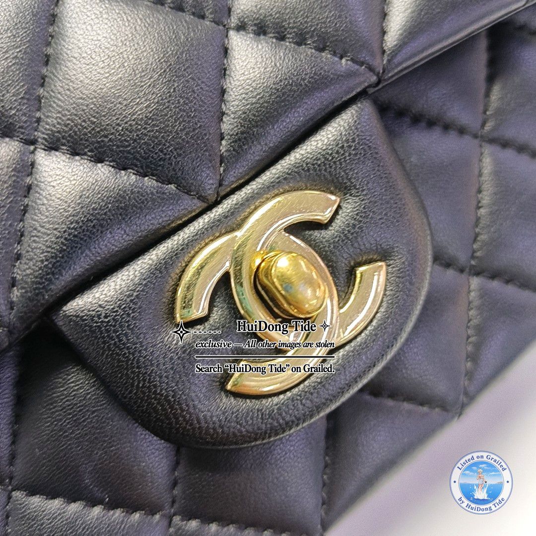 Chanel CHANEL Classic Flap Lambskin Quilted Handle Bag Size ONE SIZE - 9 Thumbnail