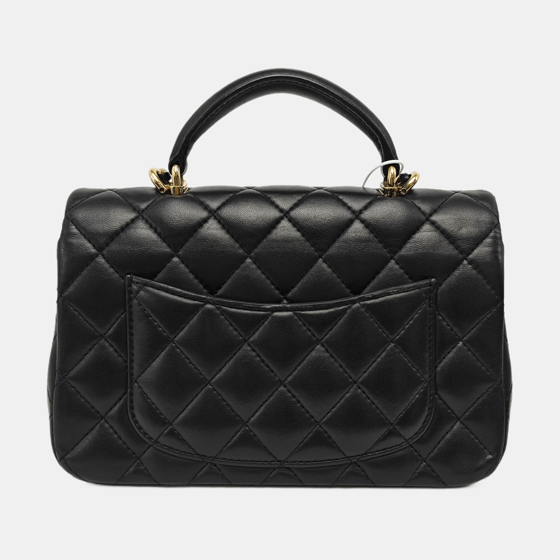 Chanel CHANEL Classic Flap Lambskin Quilted Handle Bag Size ONE SIZE - 4 Thumbnail