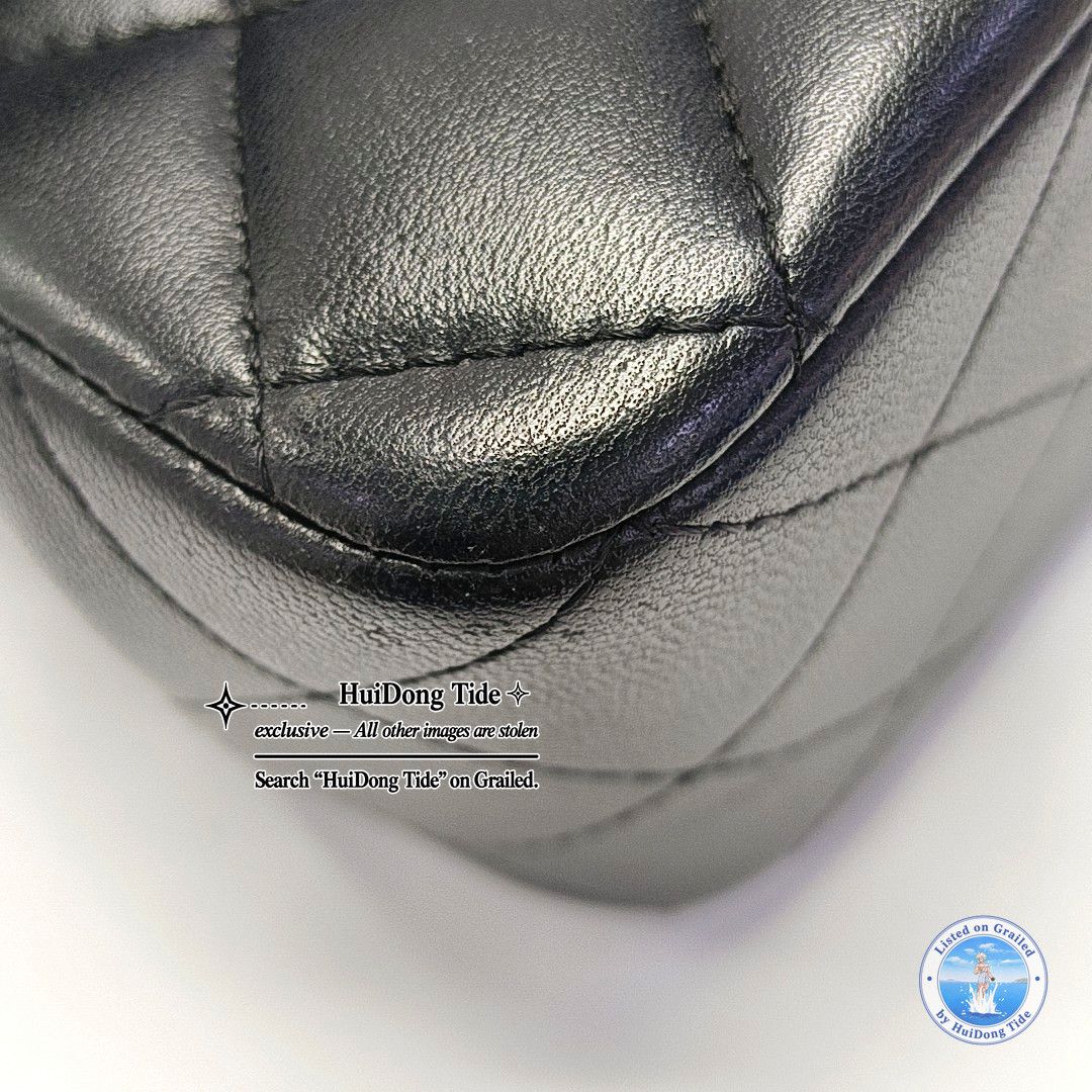 Chanel CHANEL Classic Flap Lambskin Quilted Handle Bag Size ONE SIZE - 14 Thumbnail