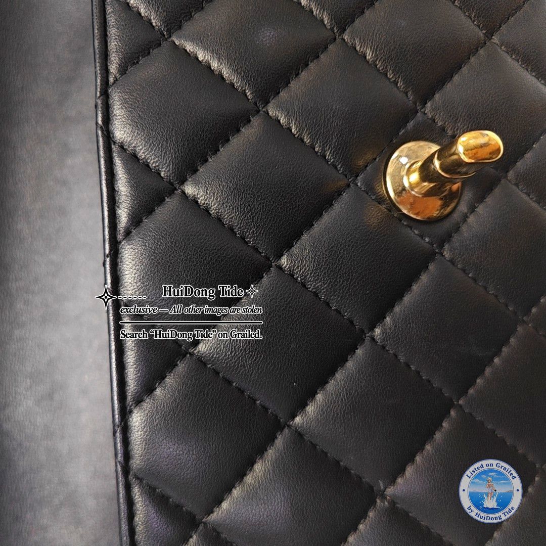 Chanel CHANEL Classic Flap Lambskin Quilted Handle Bag Size ONE SIZE - 11 Thumbnail