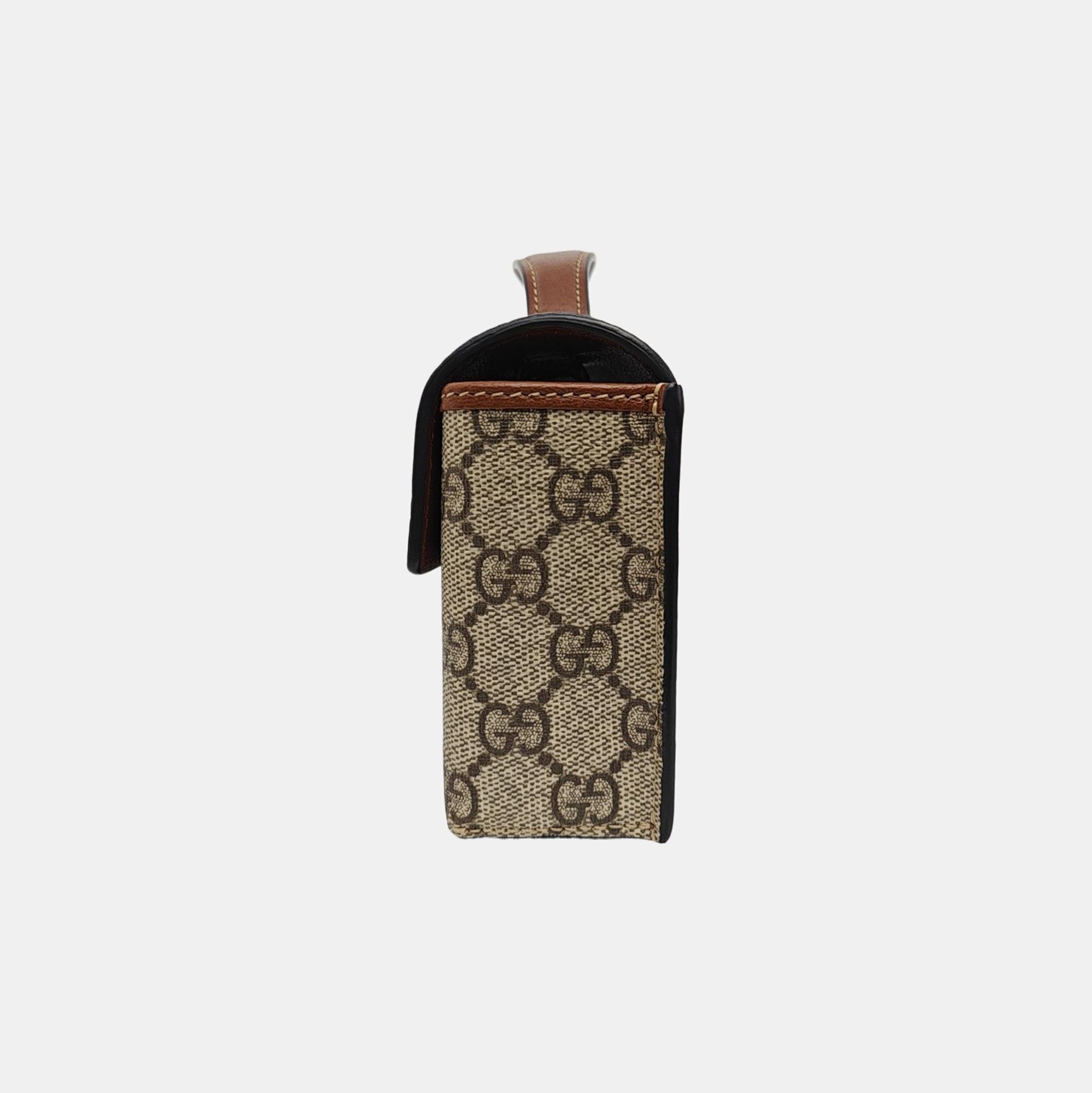 Gucci Gucci Padlock GG Supreme Mini Handle Bag Size ONE SIZE - 3 Thumbnail