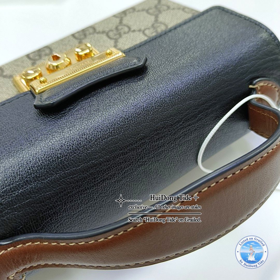 Gucci Gucci Padlock GG Supreme Mini Handle Bag Size ONE SIZE - 8 Thumbnail