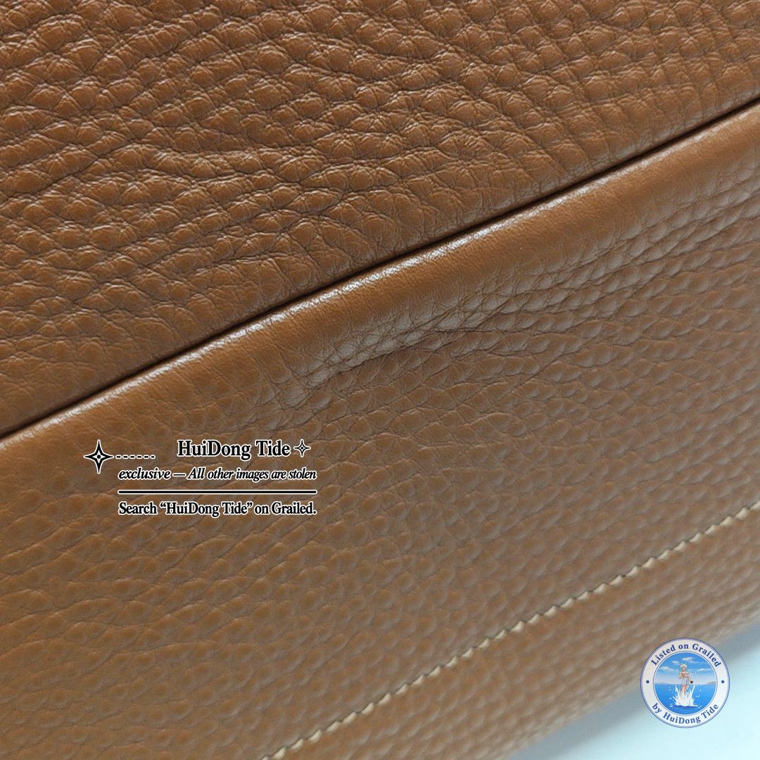 Prada Prada Brown Leather Logo Tote Bag Size ONE SIZE - 15 Thumbnail