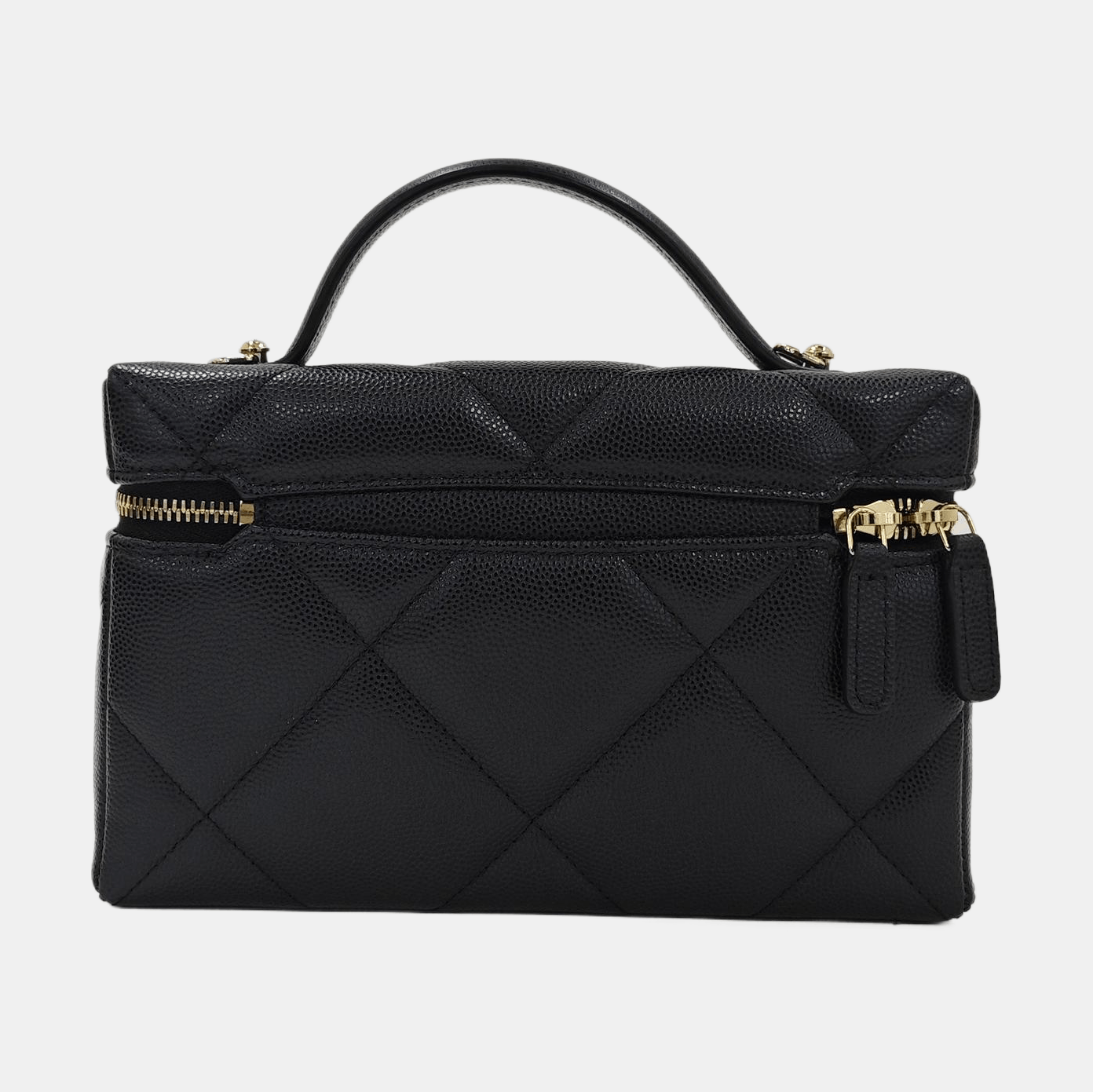 Chanel CHANEL Caviar Quilted Vanity Case Handle Bag ONE SIZE Size ONE SIZE - 4 Thumbnail