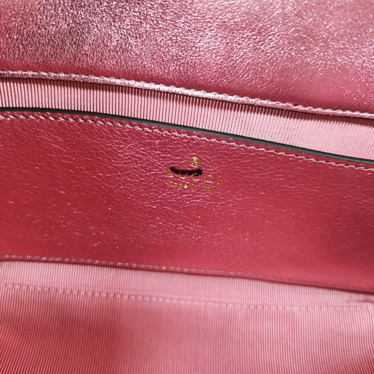 Gucci Gucci GG Marmont Pink Quilted Shoulder Bag Size ONE SIZE - 8 Thumbnail