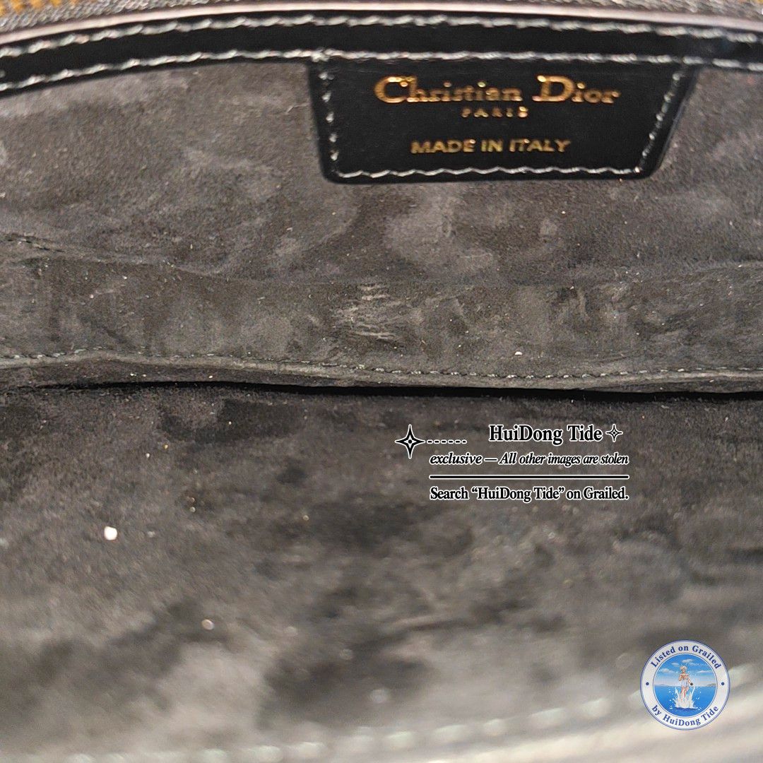 Dior Dior CD Embossed Leather Shoulder Bag Size ONE SIZE - 9 Thumbnail
