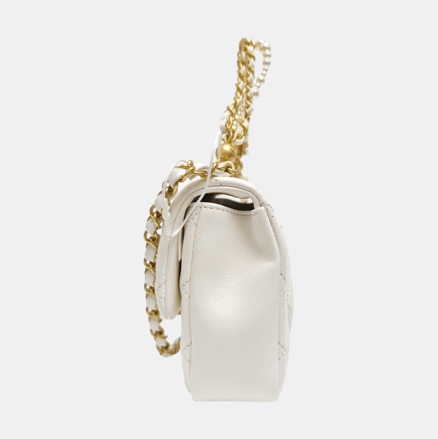 Chanel Chanel Classic Flap Pearl Chain Shoulder Bag Size ONE SIZE - 3 Thumbnail