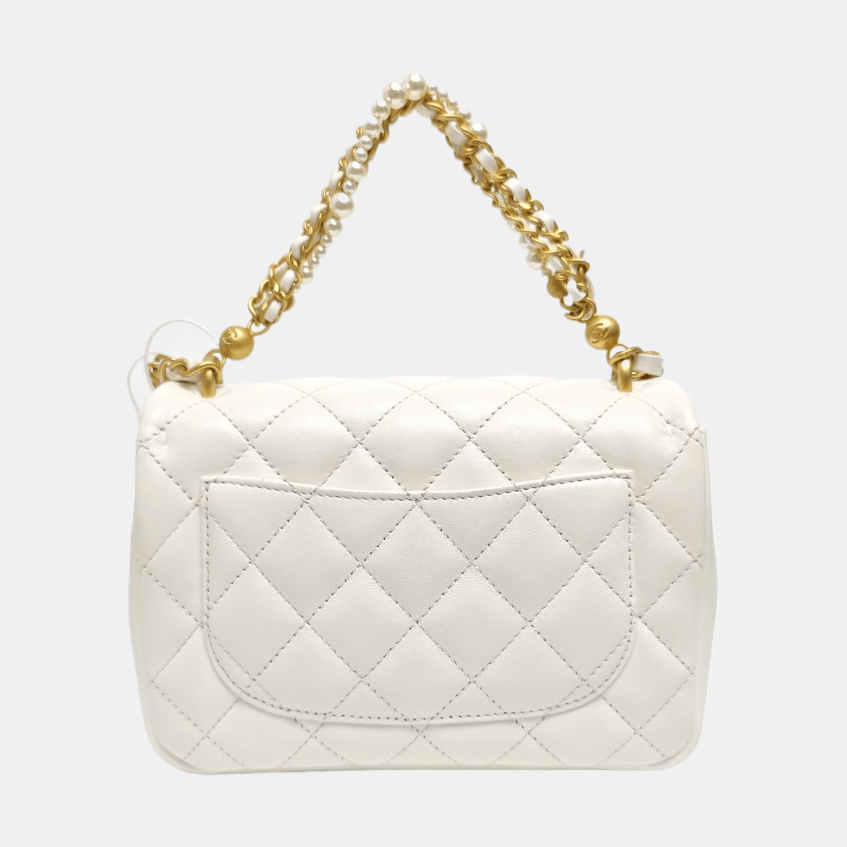 Chanel Chanel Classic Flap Pearl Chain Shoulder Bag Size ONE SIZE - 5 Thumbnail