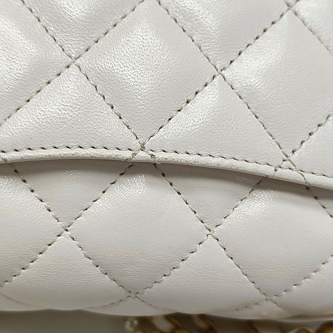 Chanel Chanel Classic Flap Pearl Chain Shoulder Bag Size ONE SIZE - 11 Thumbnail