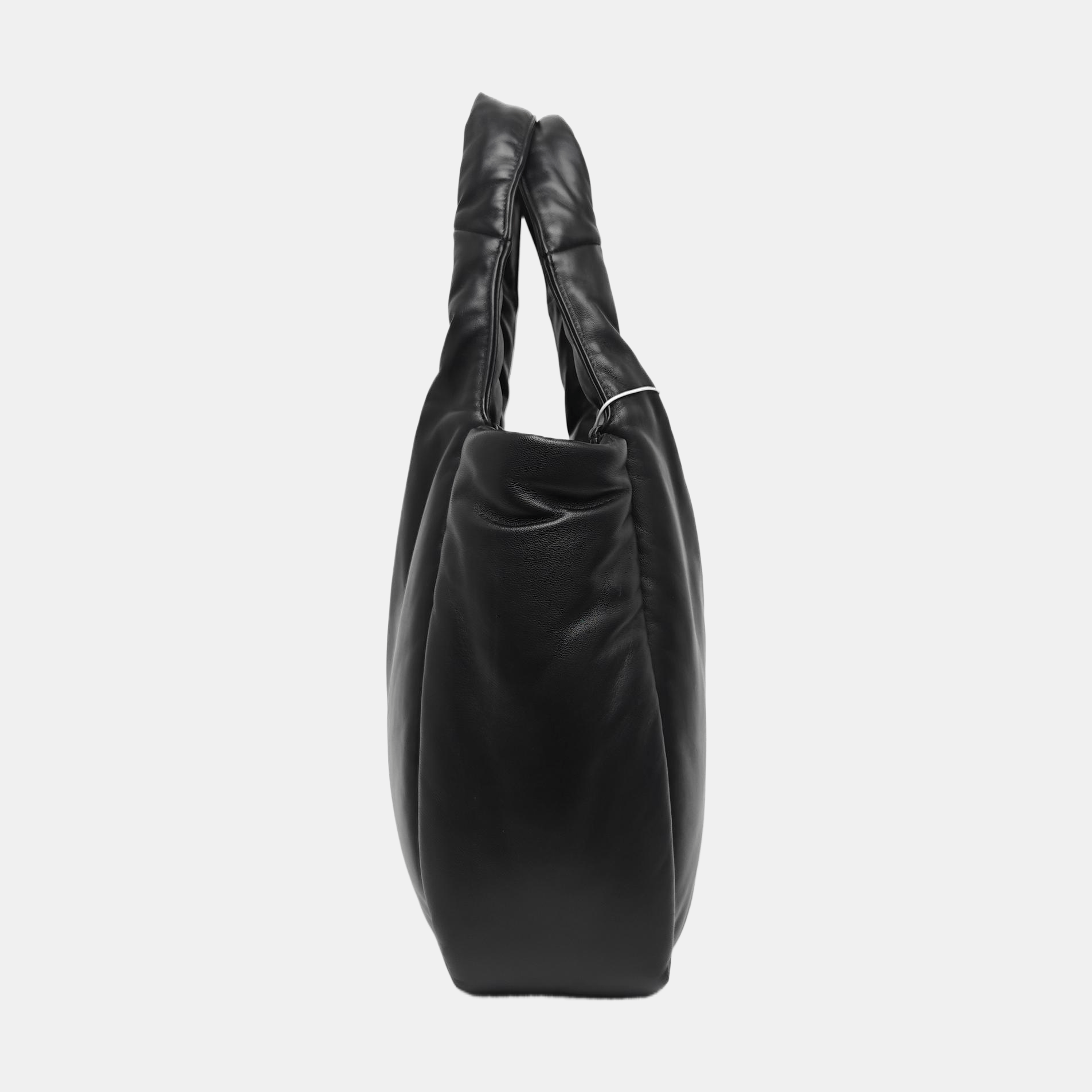 Prada Prada Soft Nappa Leather Logo Tote Bag Size ONE SIZE - 4 Thumbnail