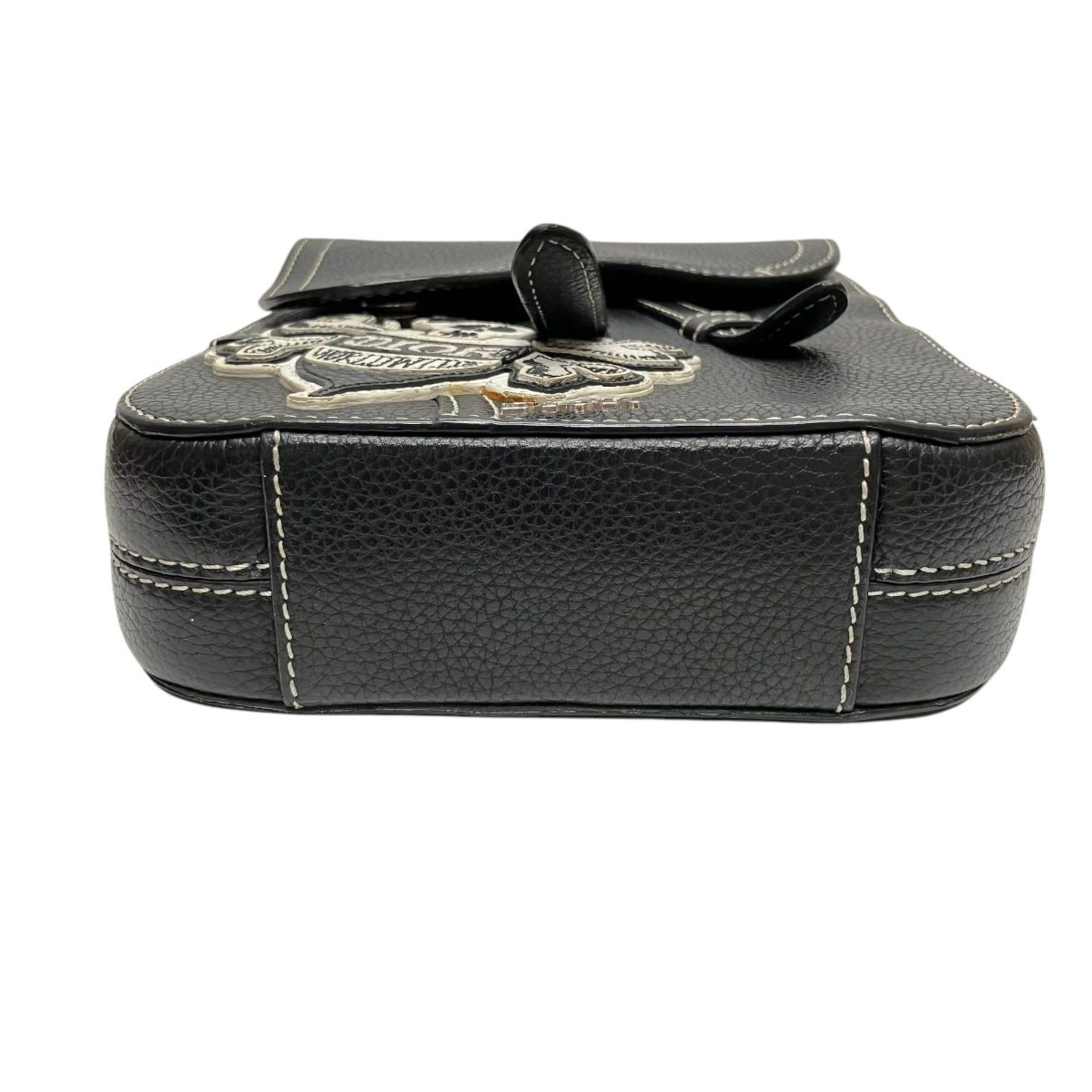 Dior Christian Dior x Shawn Stussy collaboration Saddle Bee pouch shoulder bag, leather Size ONE SIZE - 3 Thumbnail