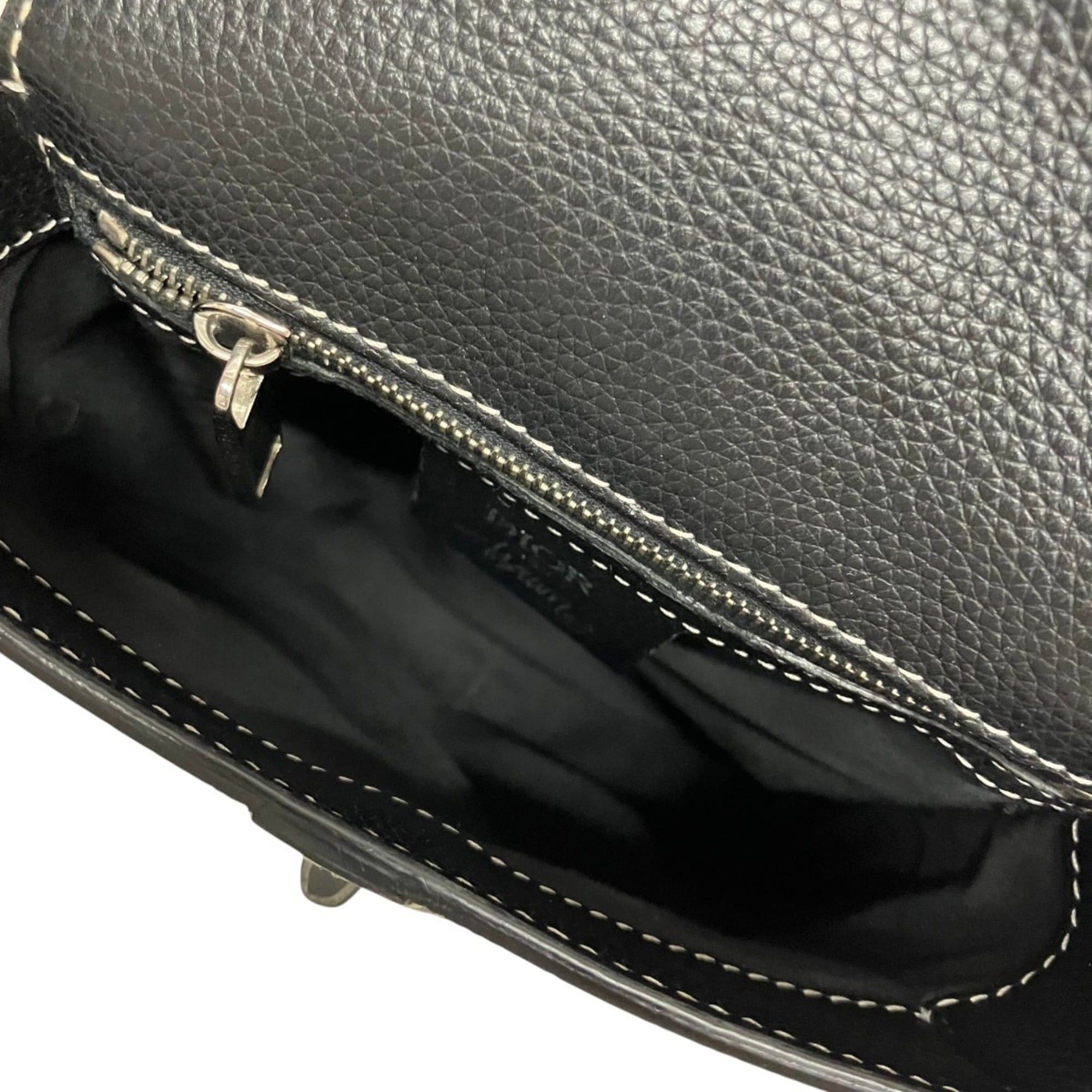 Dior Christian Dior x Shawn Stussy collaboration Saddle Bee pouch shoulder bag, leather Size ONE SIZE - 6 Thumbnail