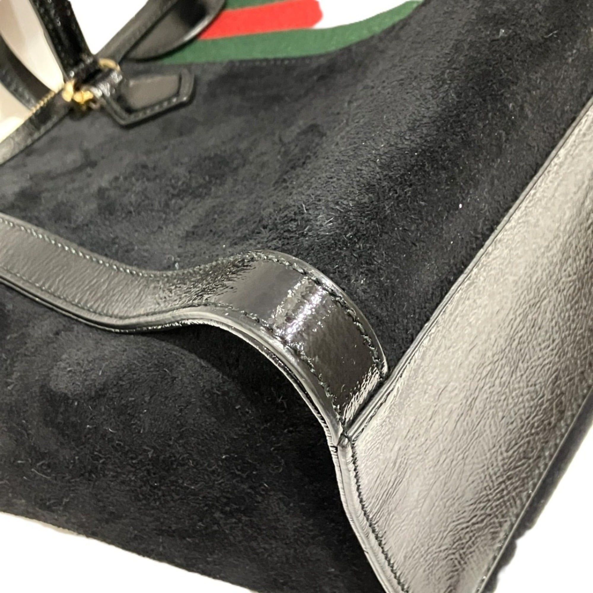 Gucci Gucci Ophidia handbag, Sherry line, suede leather, 524537 Size ONE SIZE - 9 Thumbnail