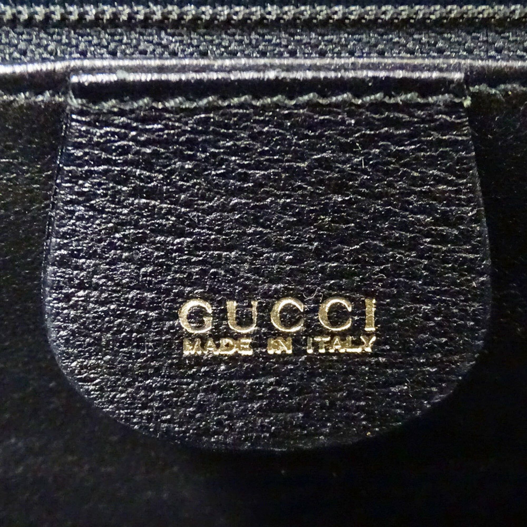 Gucci Gucci handbag for women, brand name, leather, bamboo, black, 000-926-0633, flap type. Size ONE SIZE - 7 Thumbnail