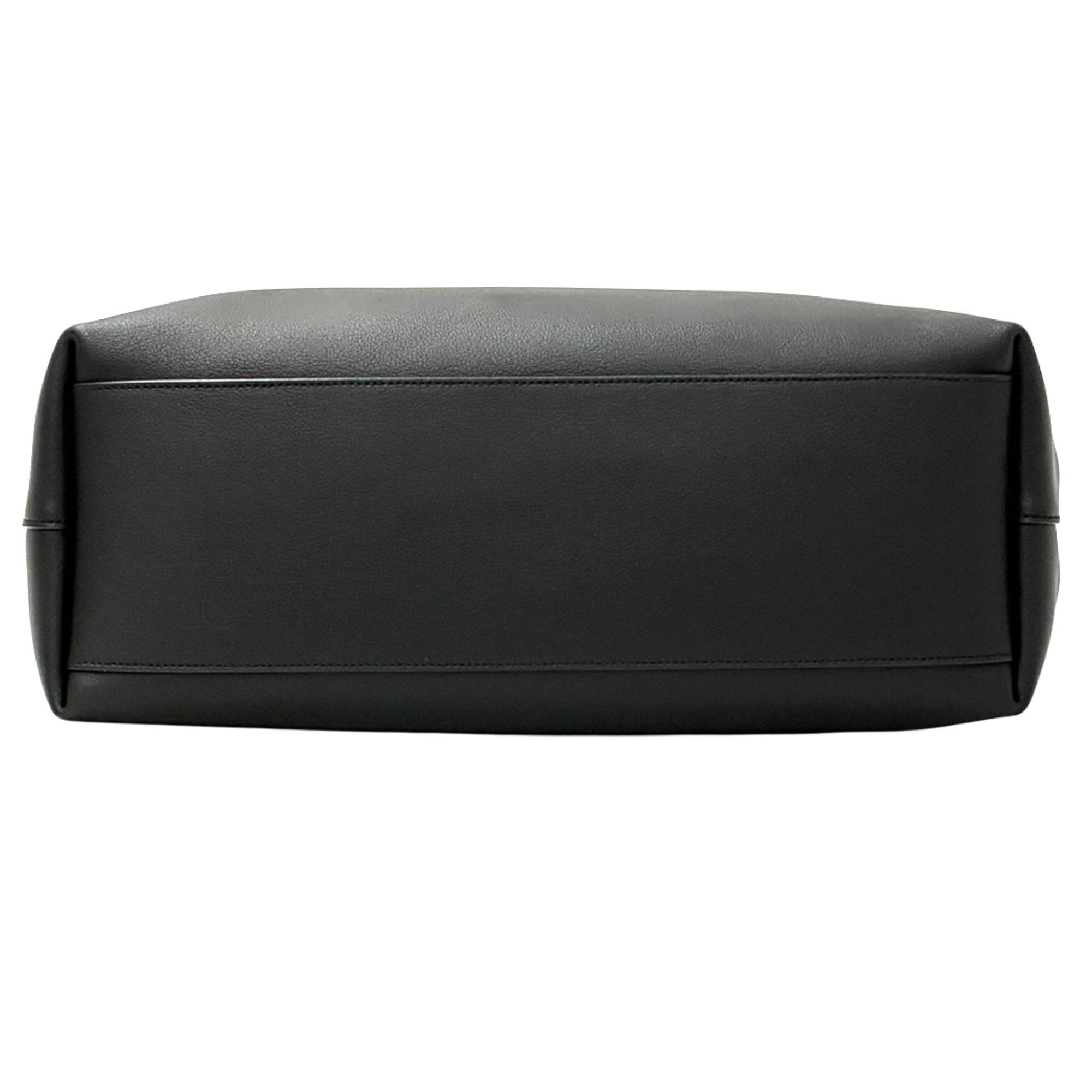 Saint Laurent Paris Saint Laurent handbag for women and men, brand name, leather, bold design, shopping tote bag, black, with pouch. Size ONE SIZE - 4 Thumbnail