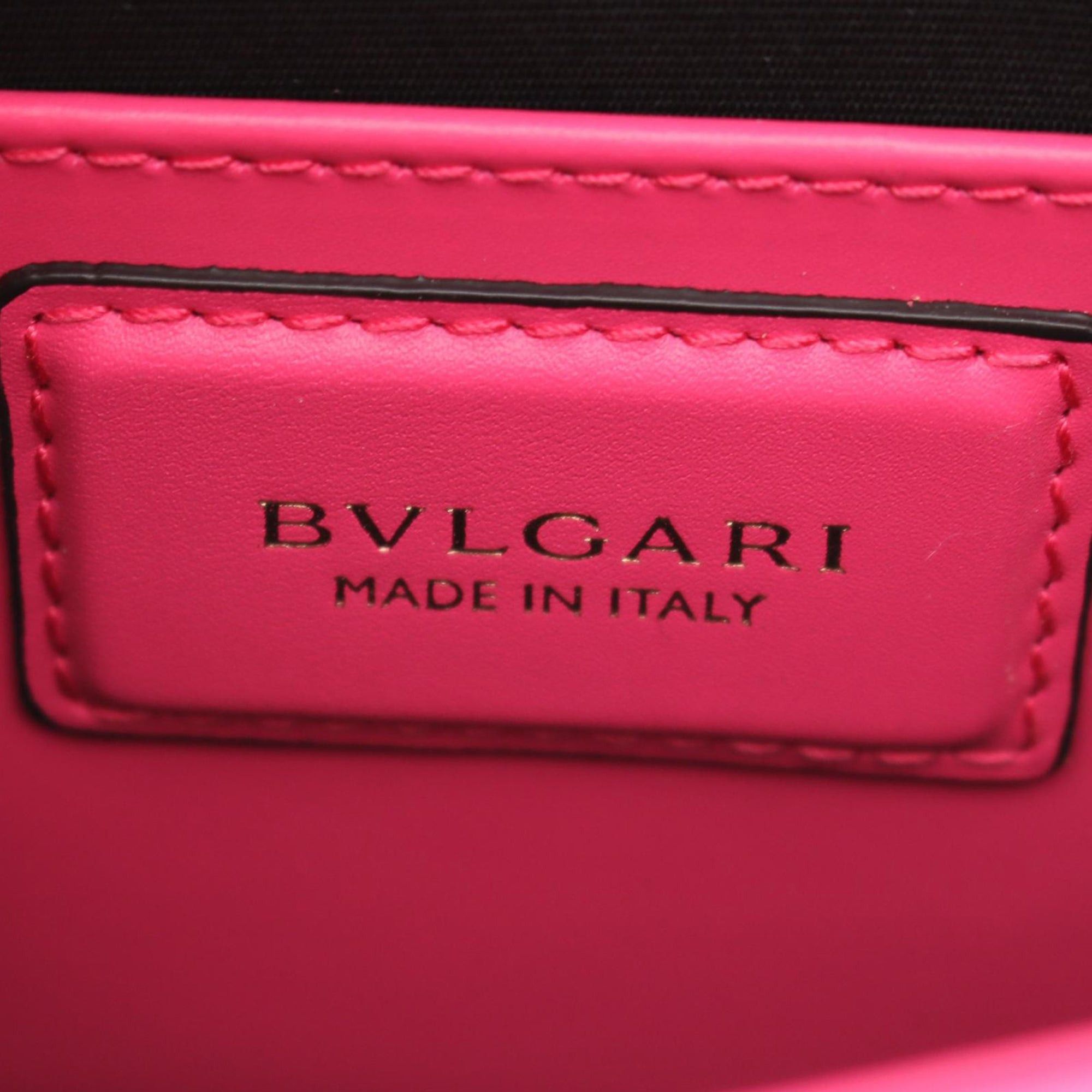 Bvlgari Leather Square Serpenti Forever Chain Crossbody Size ONE SIZE - 4 Thumbnail