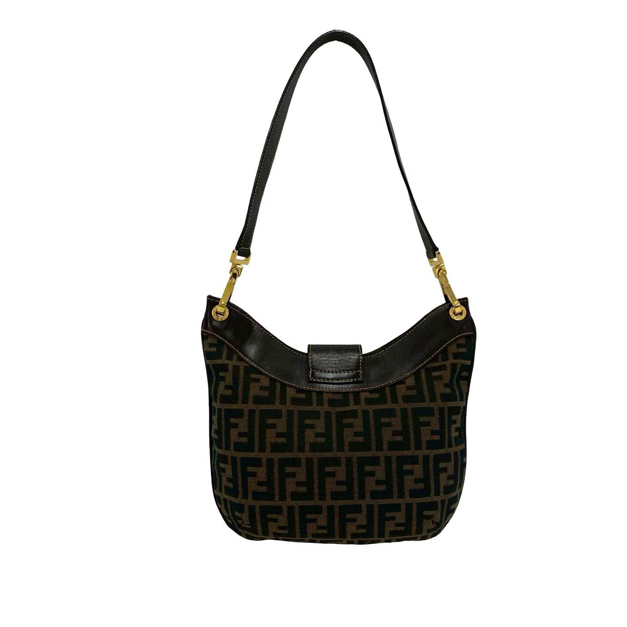 Fendi Zucca Canvas Shoulder Bag Size ONE SIZE - 2 Thumbnail