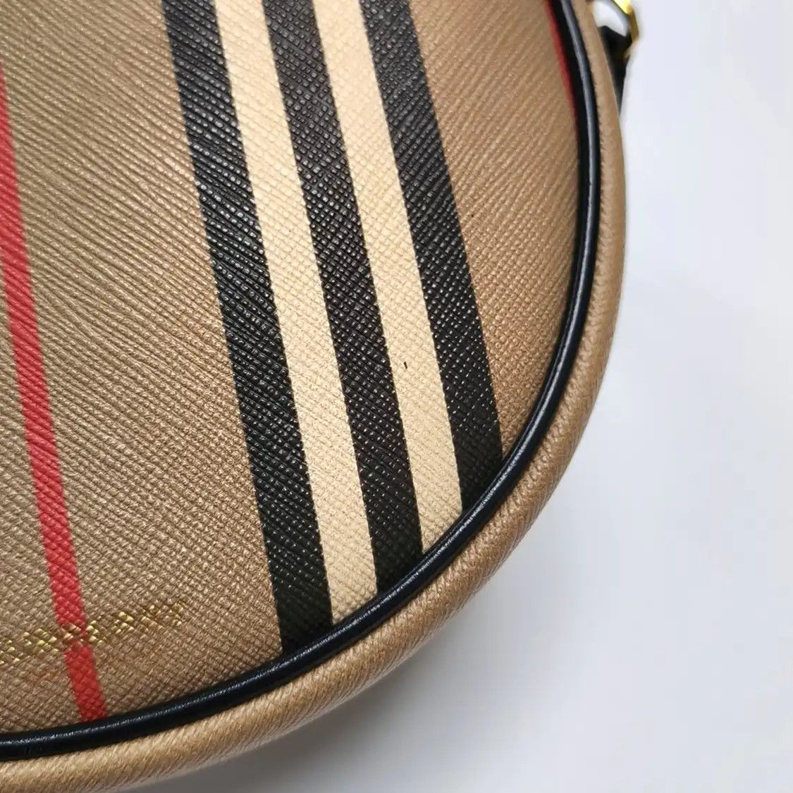 Burberry BURBERRY Louise brown coated canvas shoulder bag crossbody bag gold hardware det Size ONE SIZE - 9 Thumbnail