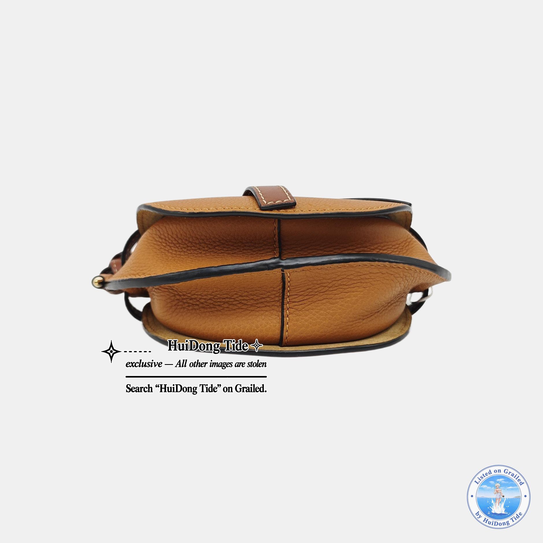 Loewe Loewe Gate Mini Leather Shoulder Bag Brown Size ONE SIZE - 6 Thumbnail