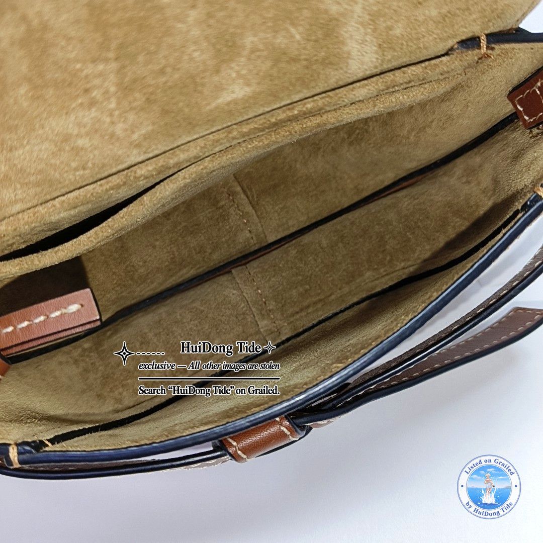 Loewe Loewe Gate Mini Leather Shoulder Bag Brown Size ONE SIZE - 7 Thumbnail