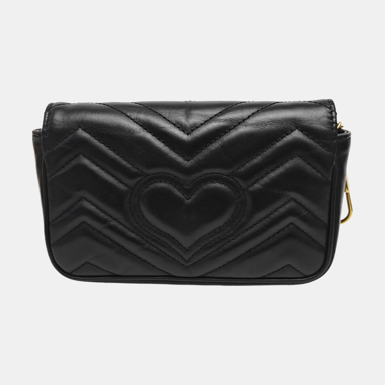Gucci Gucci GG Marmont Leather Quilted Mini Crossbody Bag Size ONE SIZE - 5 Thumbnail