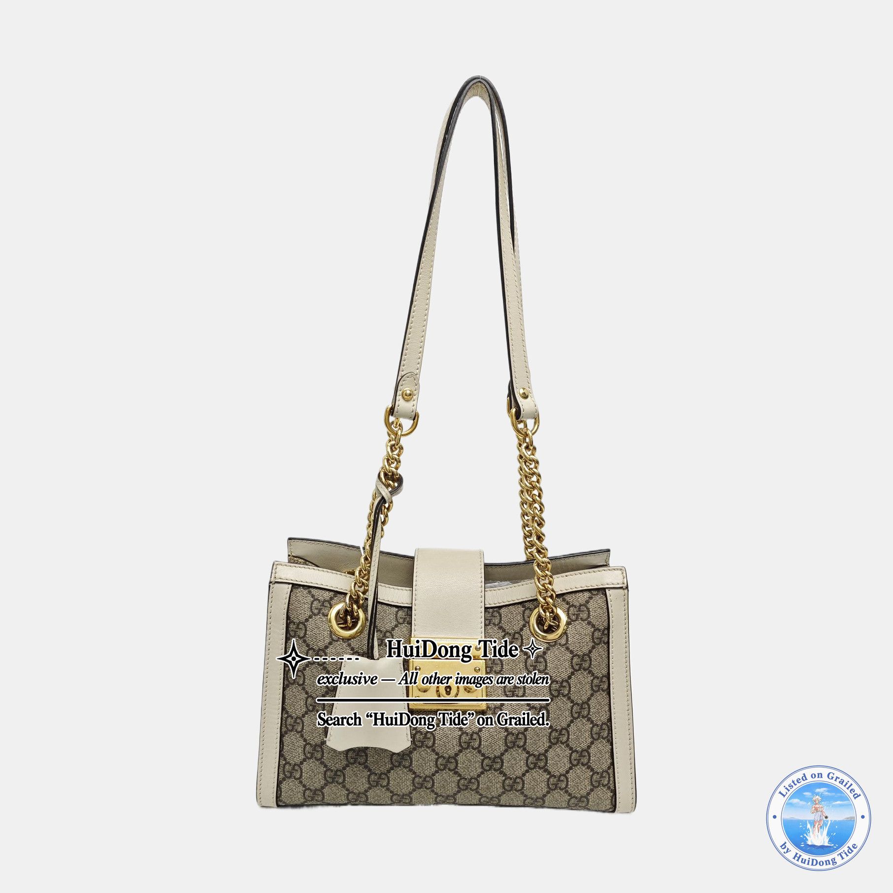 Gucci Gucci Padlock Monogram Shoulder Bag Size ONE SIZE - 8 Thumbnail