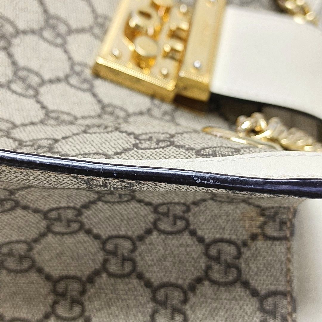 Gucci Gucci Padlock Monogram Shoulder Bag Size ONE SIZE - 10 Thumbnail