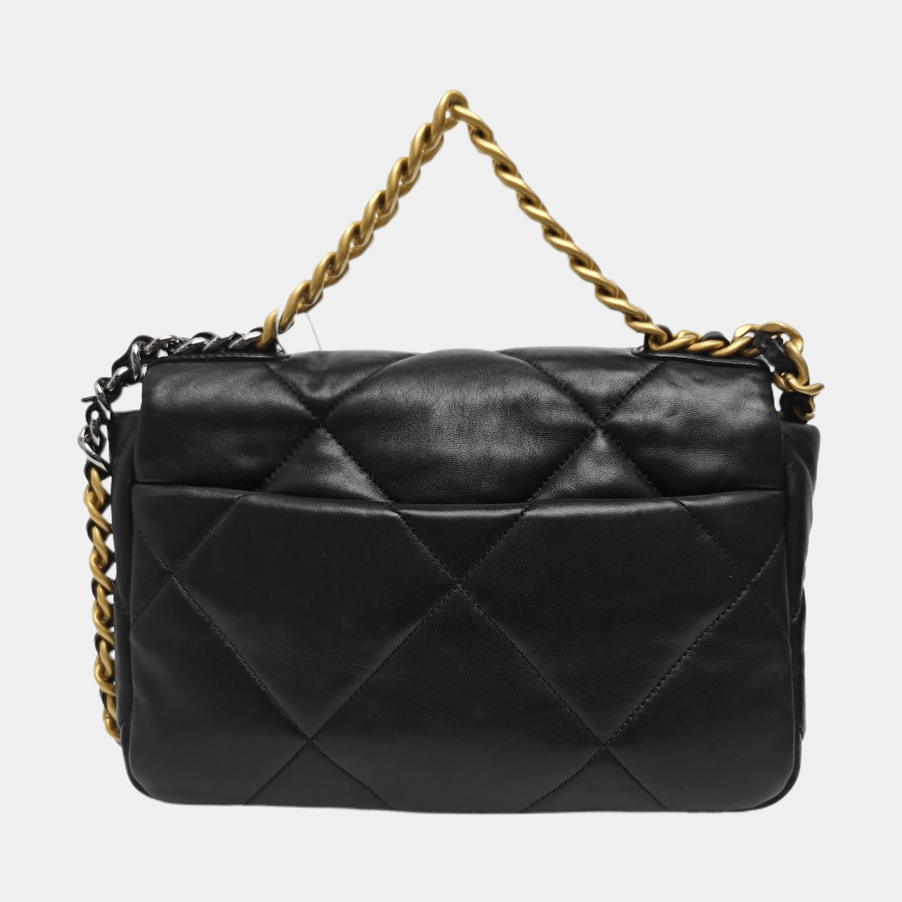Chanel Chanel 19 Small Quilted Leather Flap Bag Black Size ONE SIZE - 5 Thumbnail
