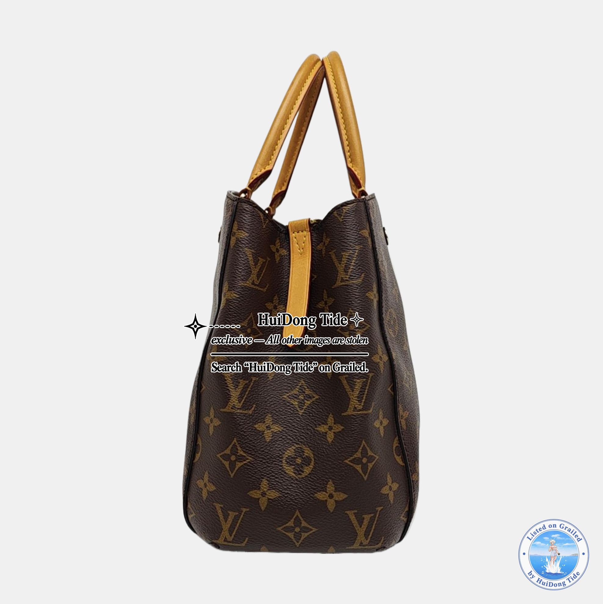 Louis Vuitton Louis Vuitton Monogram Montaigne Bag Brown Size ONE SIZE - 4 Thumbnail