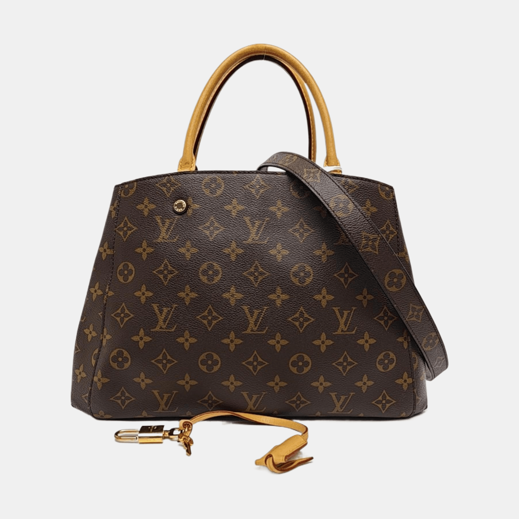 Louis Vuitton Louis Vuitton Monogram Montaigne Bag Brown Size ONE SIZE - 7 Thumbnail