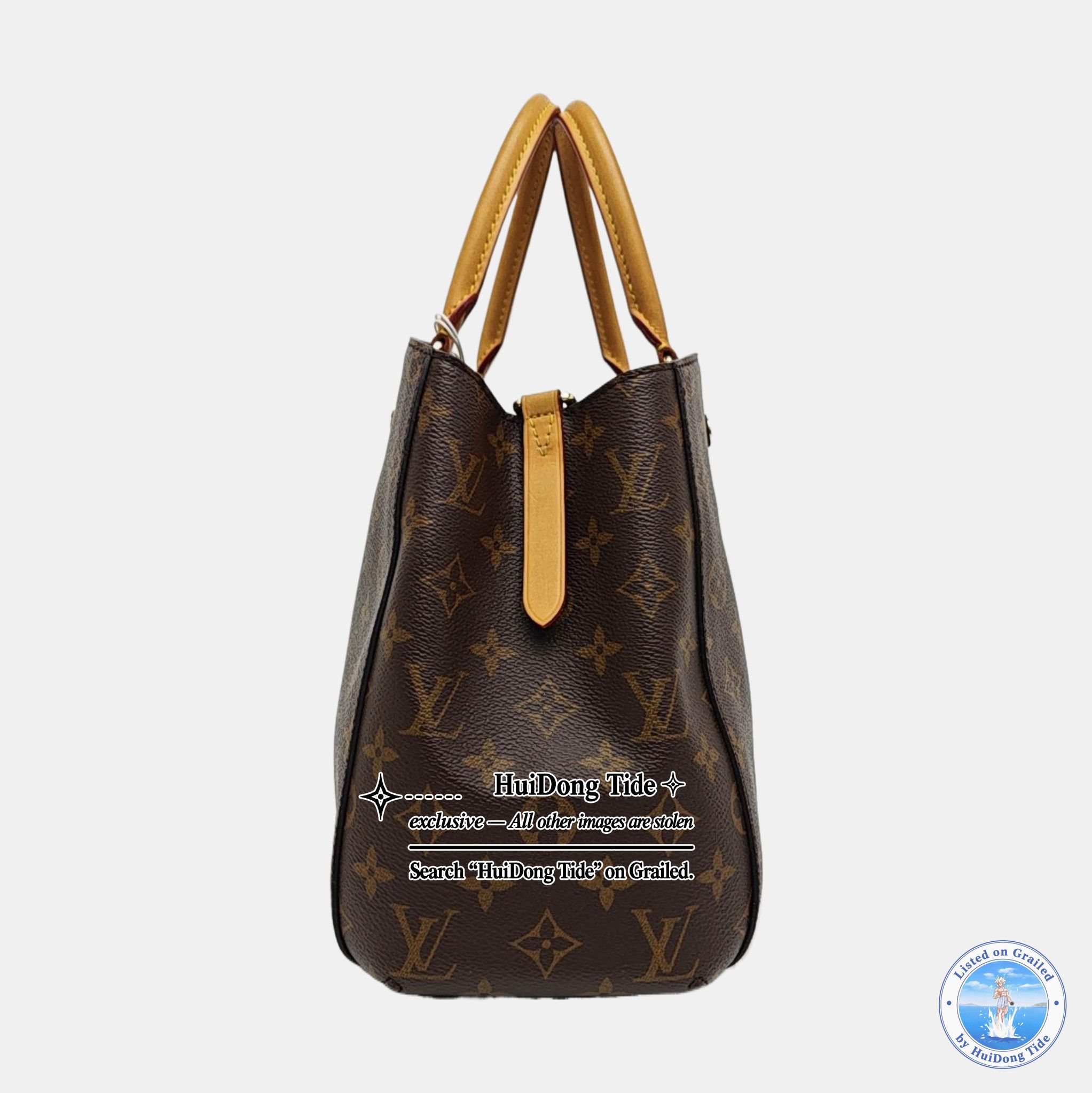 Louis Vuitton Louis Vuitton Monogram Montaigne Bag Brown Size ONE SIZE - 3 Thumbnail