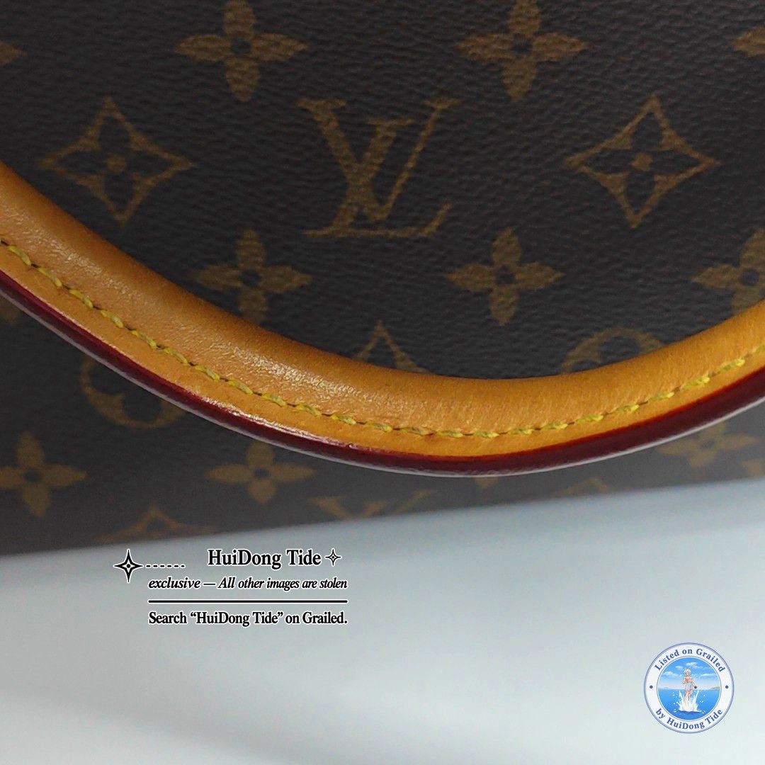 Louis Vuitton Louis Vuitton Monogram Montaigne Bag Brown Size ONE SIZE - 9 Thumbnail