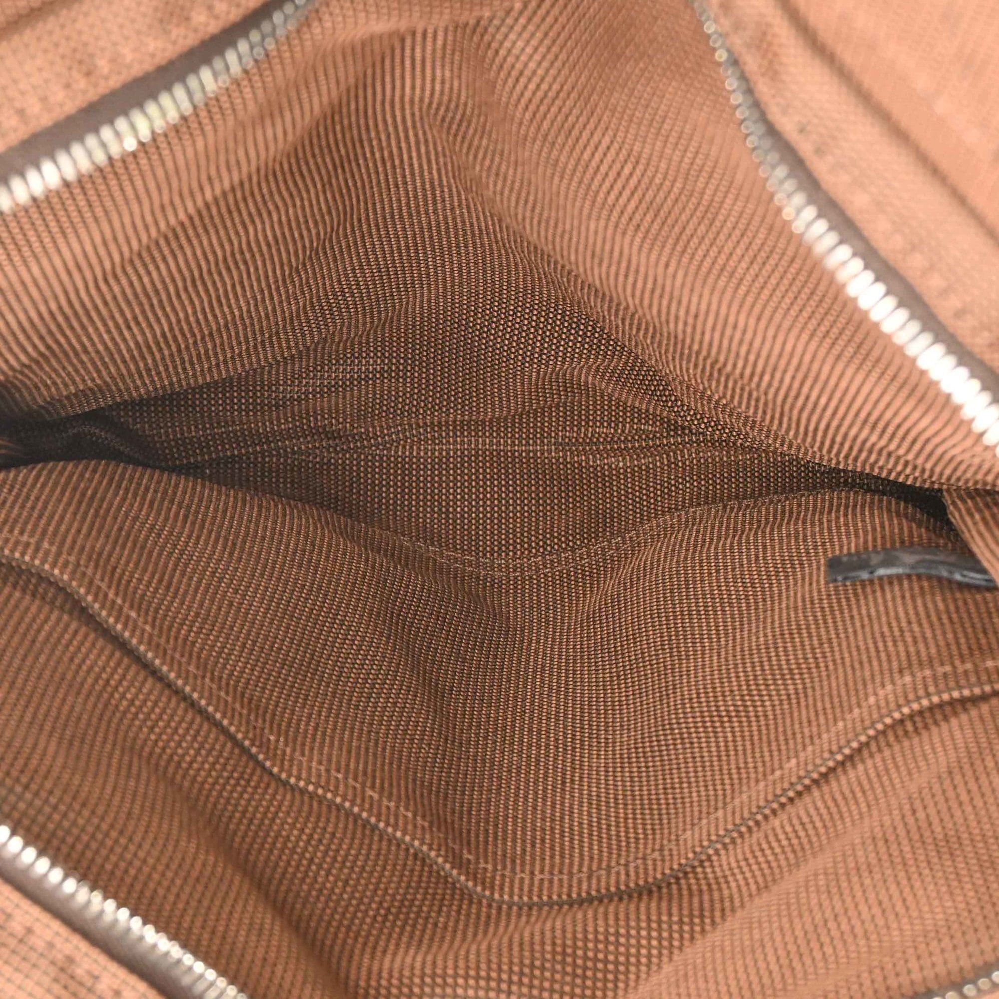 Hermes Hermes Herline Ad PM Nylon Canvas Tote Backpack for Men and Women, Brown Size ONE SIZE - 10 Thumbnail
