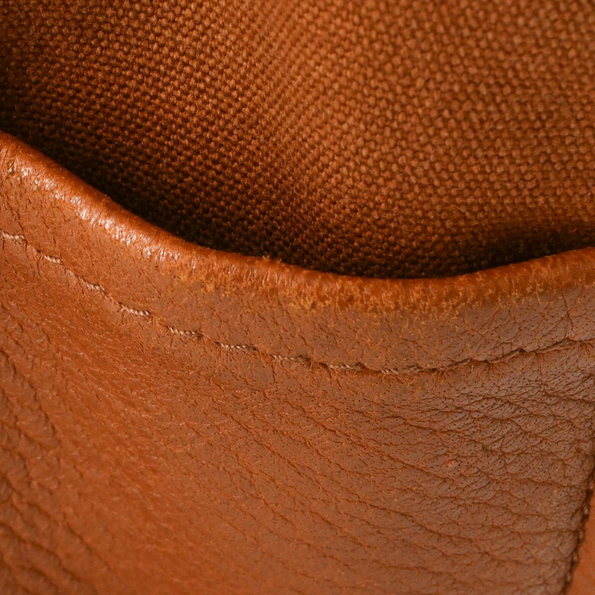 Hermes HERMES Fourre-Tout PM Handbag Tote, Half Leather Canvas Brown Size ONE SIZE - 15 Thumbnail