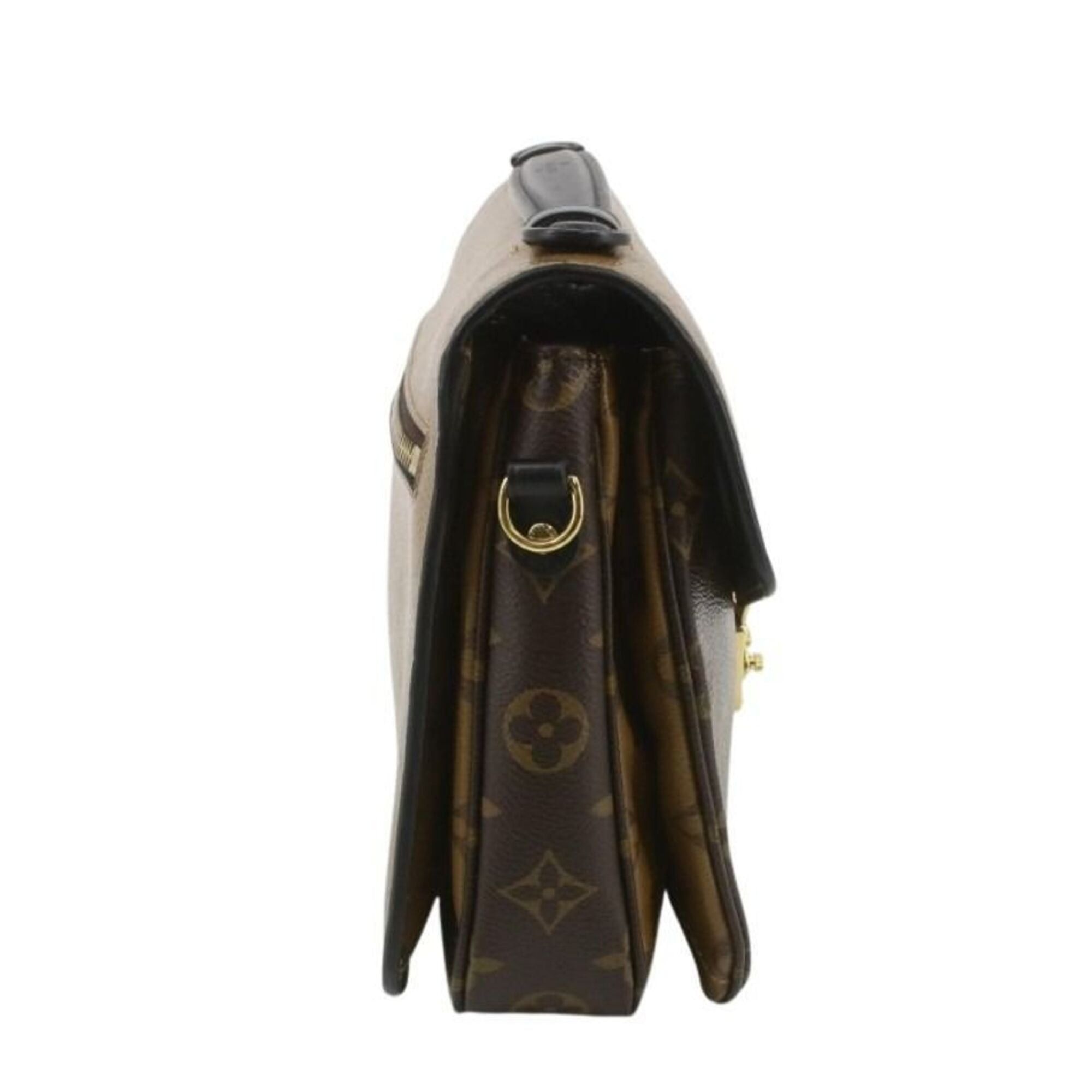 Louis Vuitton LOUIS VUITTON Handbag Pochette Metis MM M44876 Brown Monogram Reverse Women's Size ONE SIZE - 4 Thumbnail