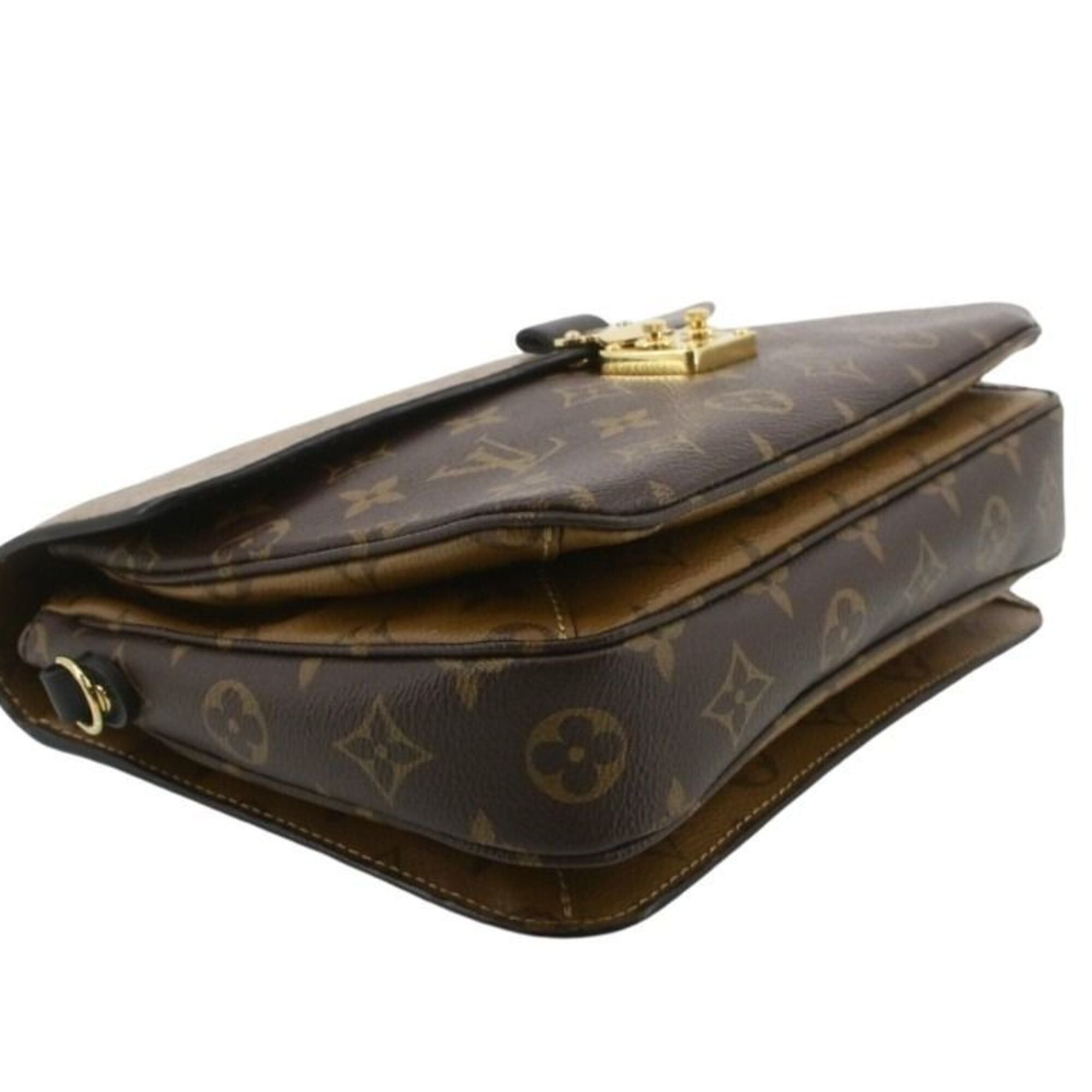 Louis Vuitton LOUIS VUITTON Handbag Pochette Metis MM M44876 Brown Monogram Reverse Women's Size ONE SIZE - 5 Thumbnail