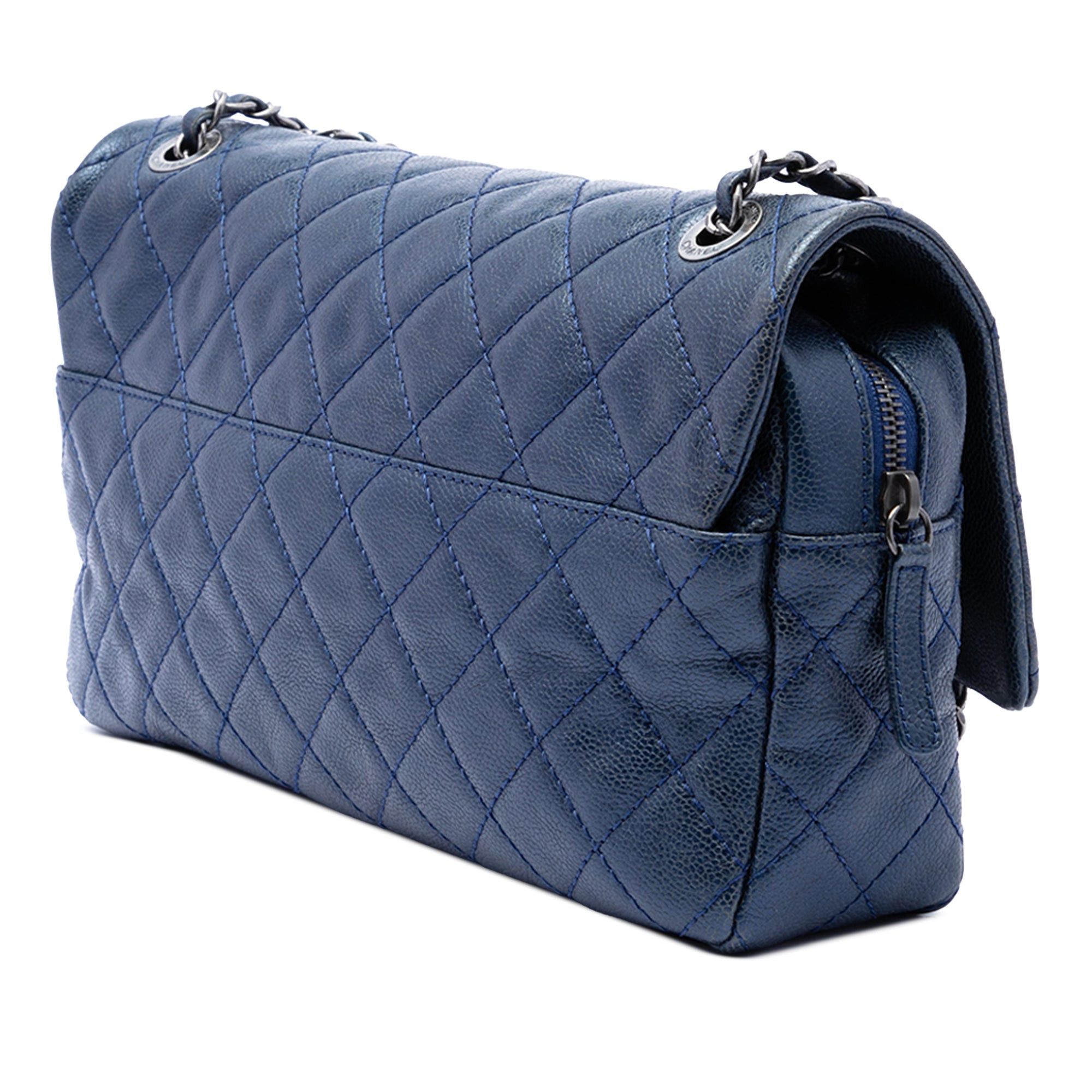 Chanel Jumbo Quilted Iridescent Caviar Easy Flap Size ONE SIZE - 2 Thumbnail