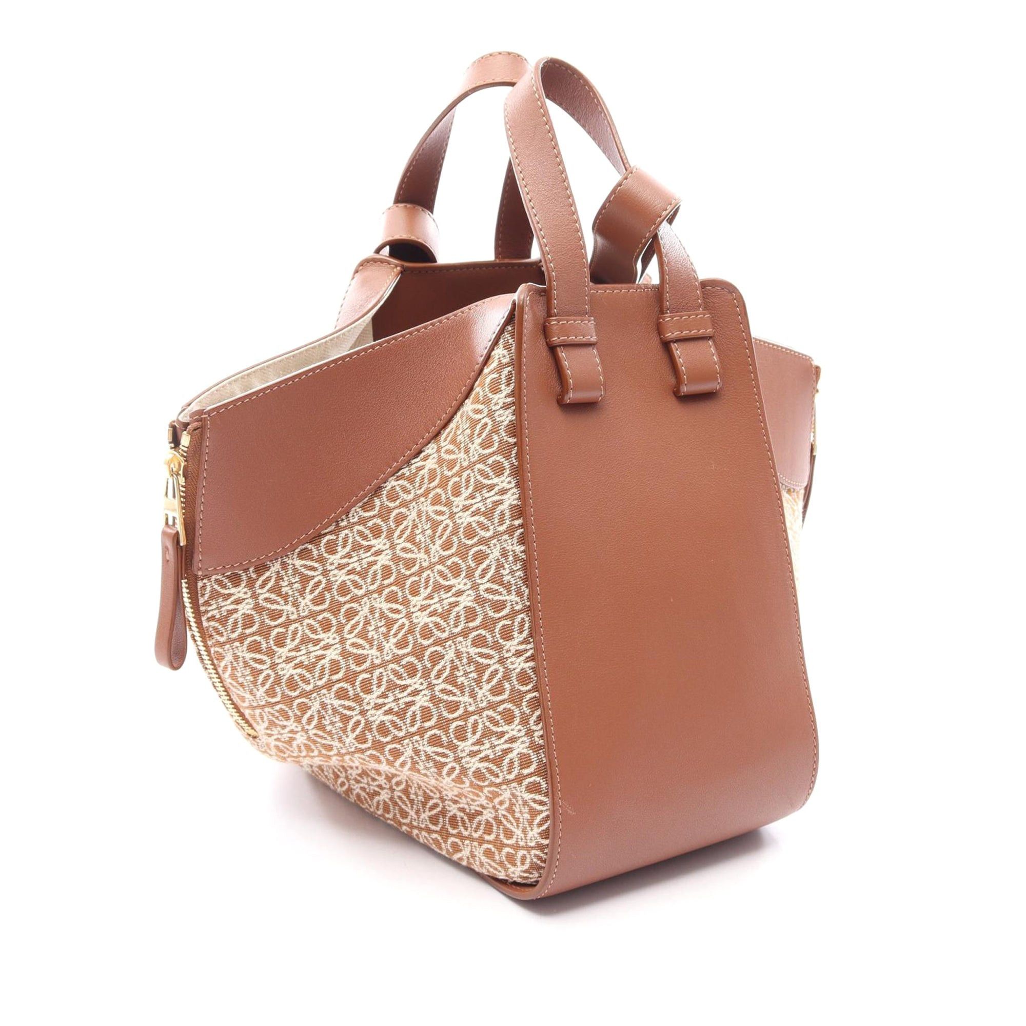 Loewe Raffia and Leather Hammock Bag Size ONE SIZE - 2 Thumbnail