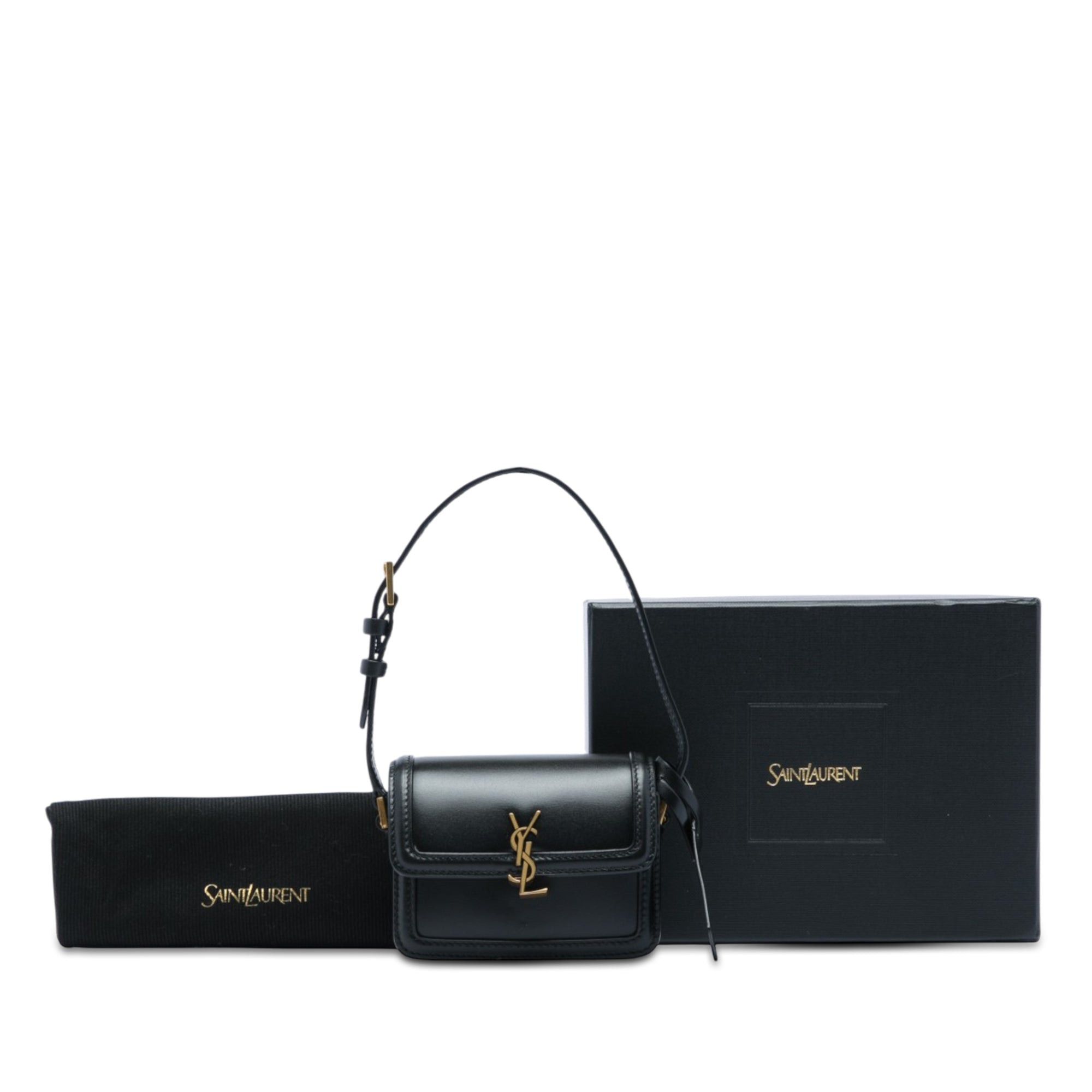 Saint Laurent Paris Micro Calfskin Solferino Satchel In Box Size ONE SIZE - 6 Thumbnail